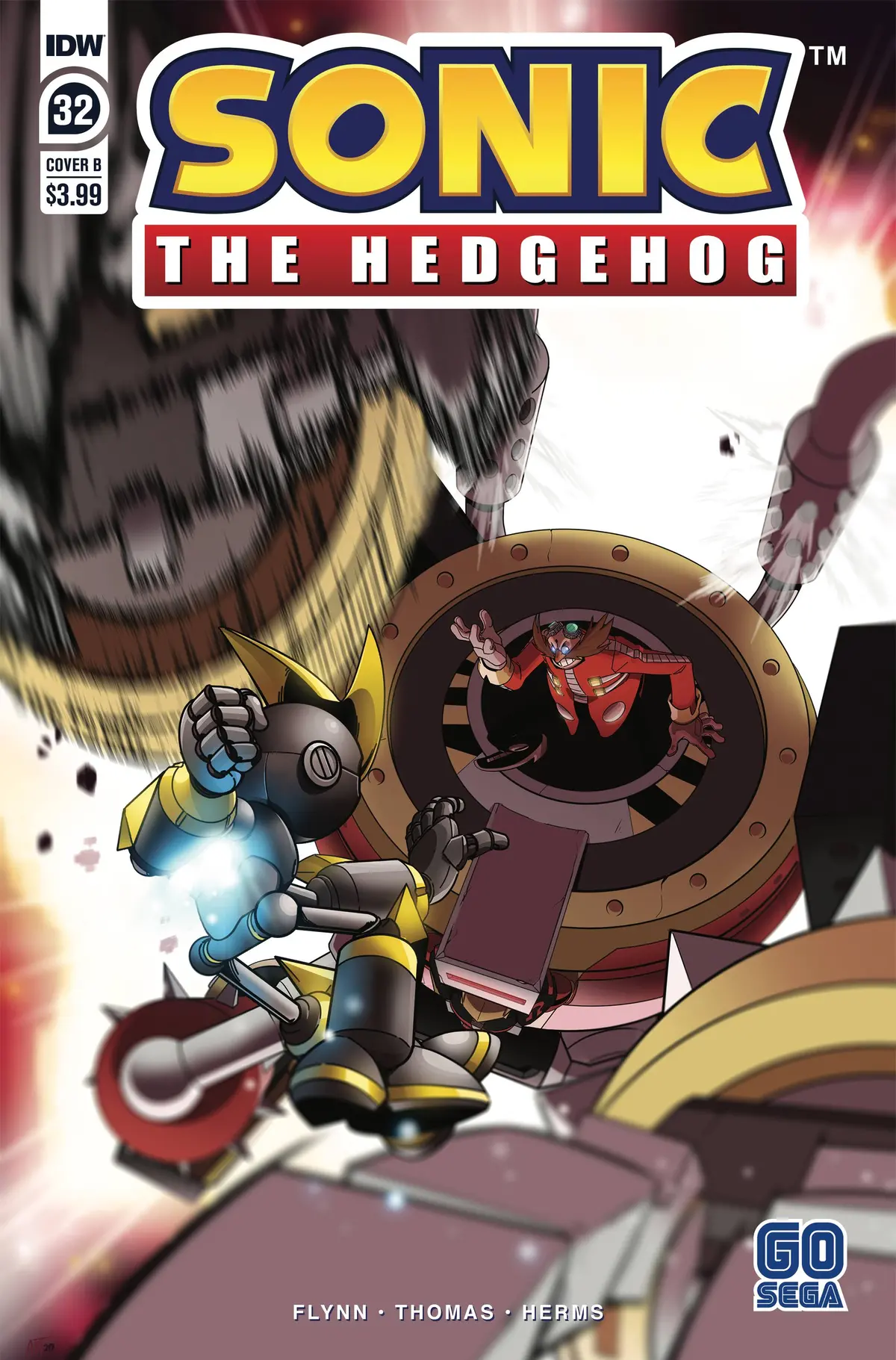 Sonic The Hedgehog #32 Cvr B Thomas 1