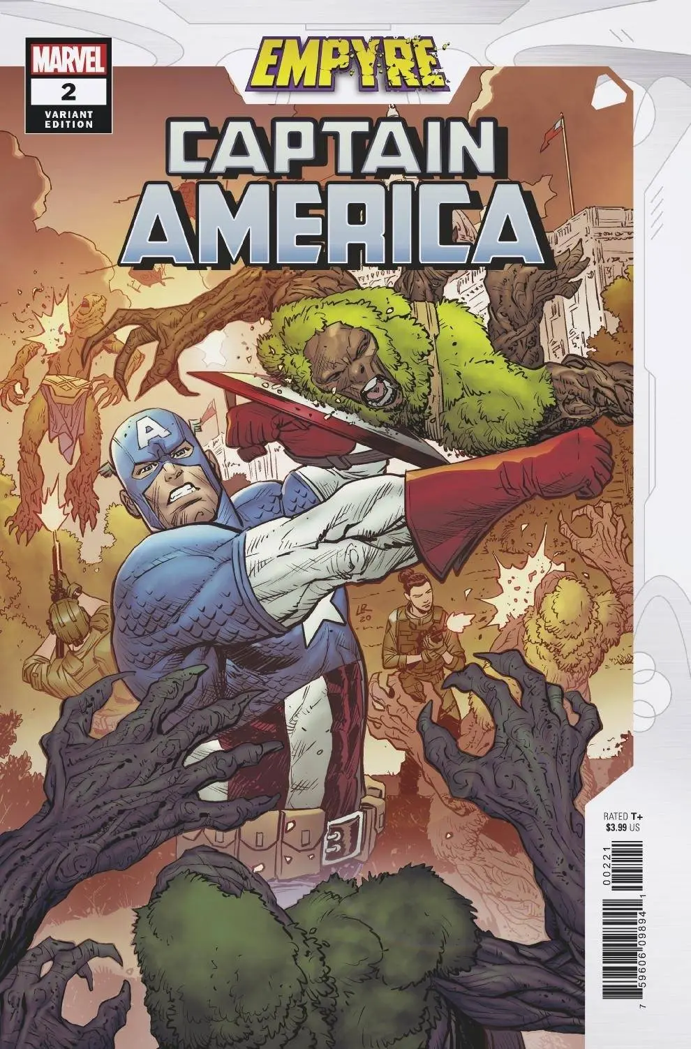 Empyre Captain America #2 (Of 3) Luke Ross Var 1