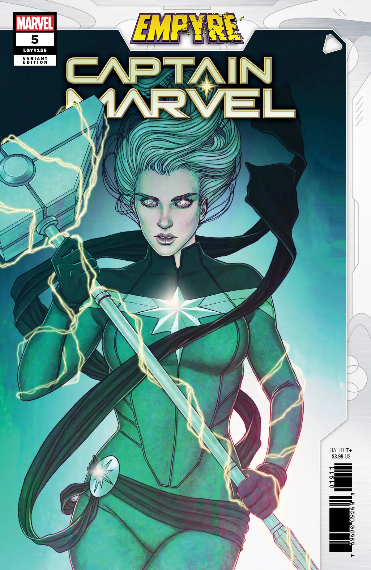 Captain Marvel #21 Frison Empyre Var 1