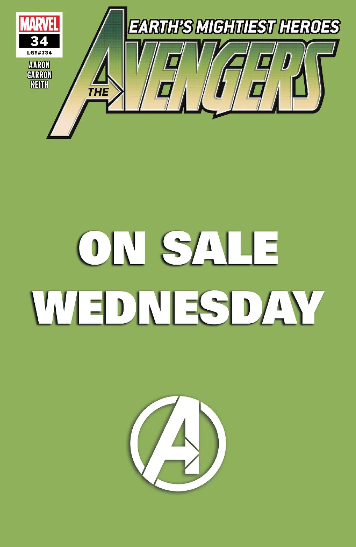 Avengers #34 Marvel Wednesday Var 1
