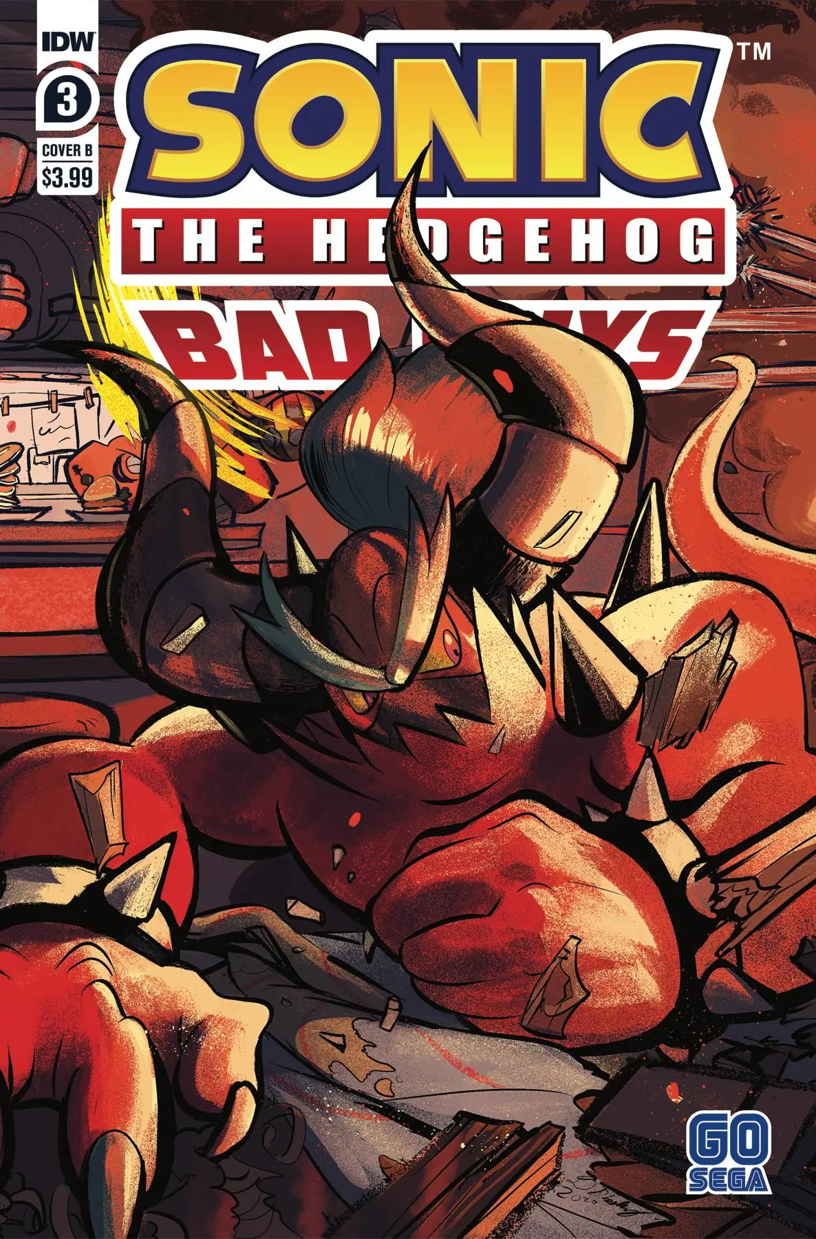 Sonic The Hedgehog Bad Guys #3 (Of 4) Cvr B Skelly 1