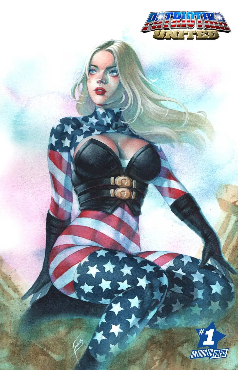 Patriotika United #1 (Of 3) Cvr B Justine Frany 1