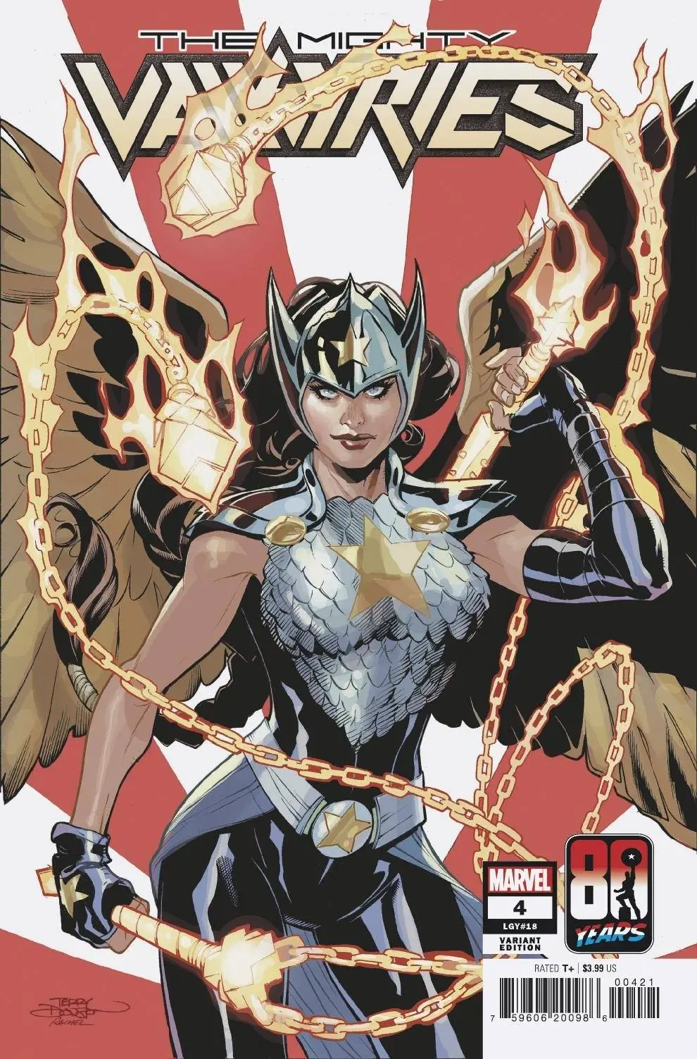Mighty Valkyries #4 (Of 5) Captain America 80Th Var 1