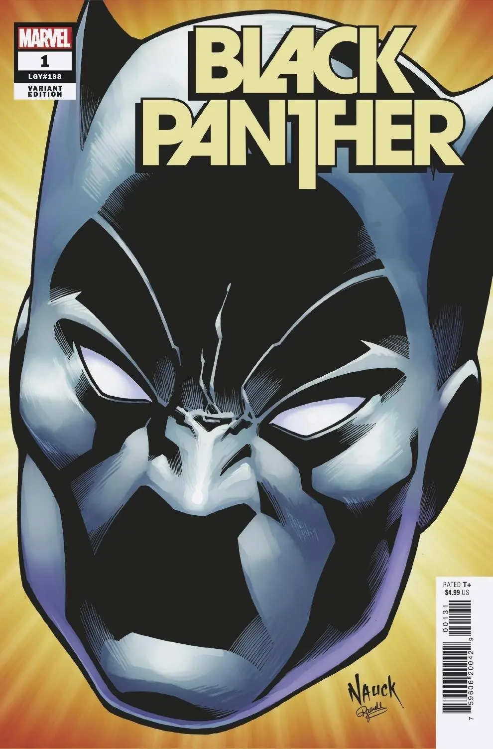 Black Panther #1 Nauck Headshot Var 1