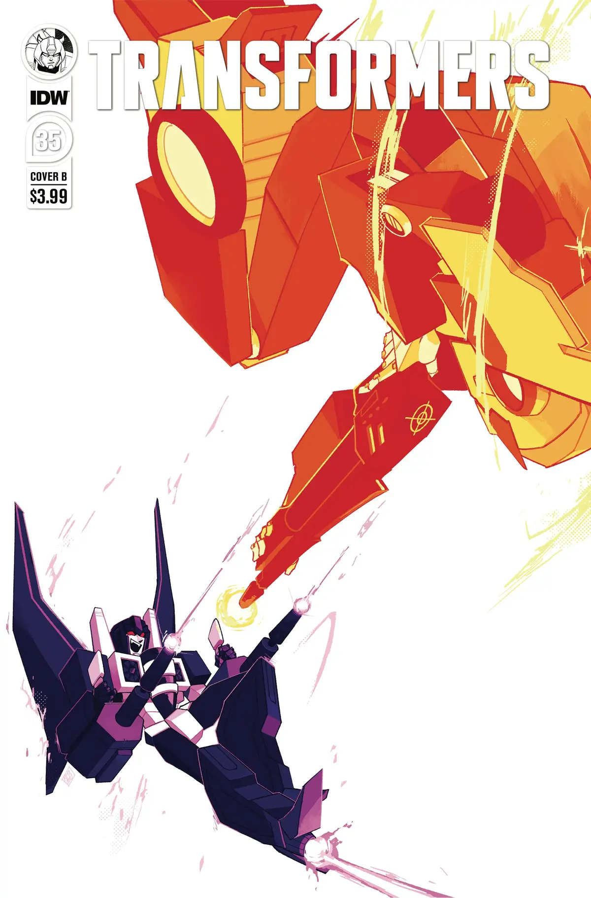 Transformers #36 Cvr B Red Powell 1
