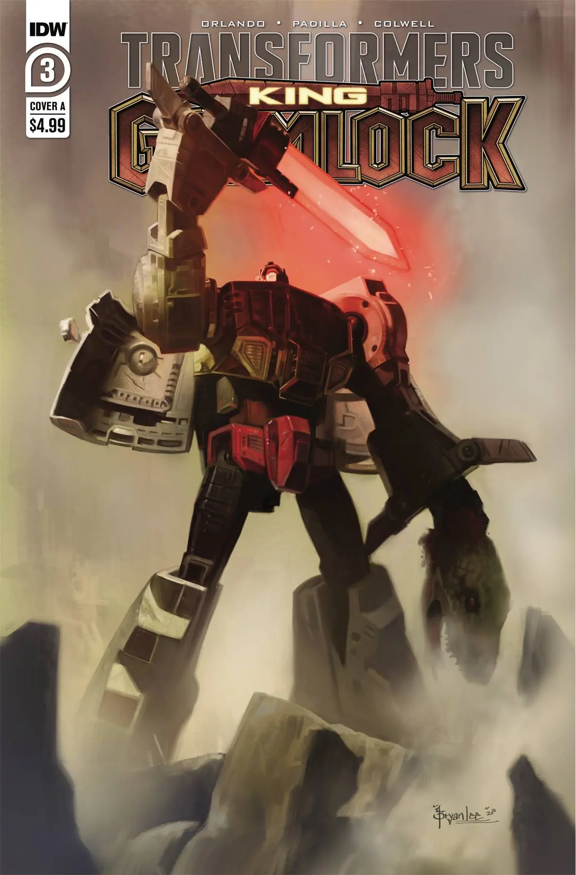 Transformers King Grimlock #3 (Of 5) Cvr A Bryan Lee 1