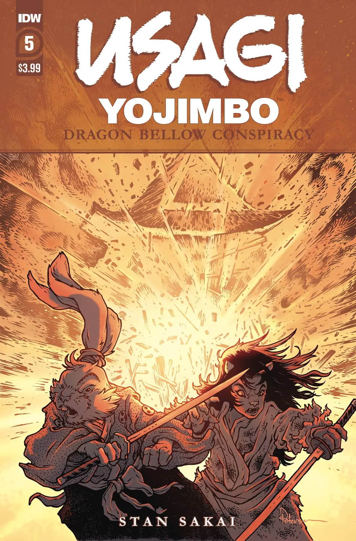 Usagi Yojimbo Dragon Bellow Conspiracy #5 (Of 6) ( 1