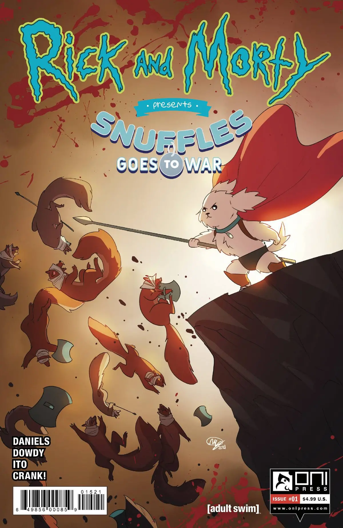Rick & Morty Presents Snuffles Goes To War #1 Cvr B Huang 1