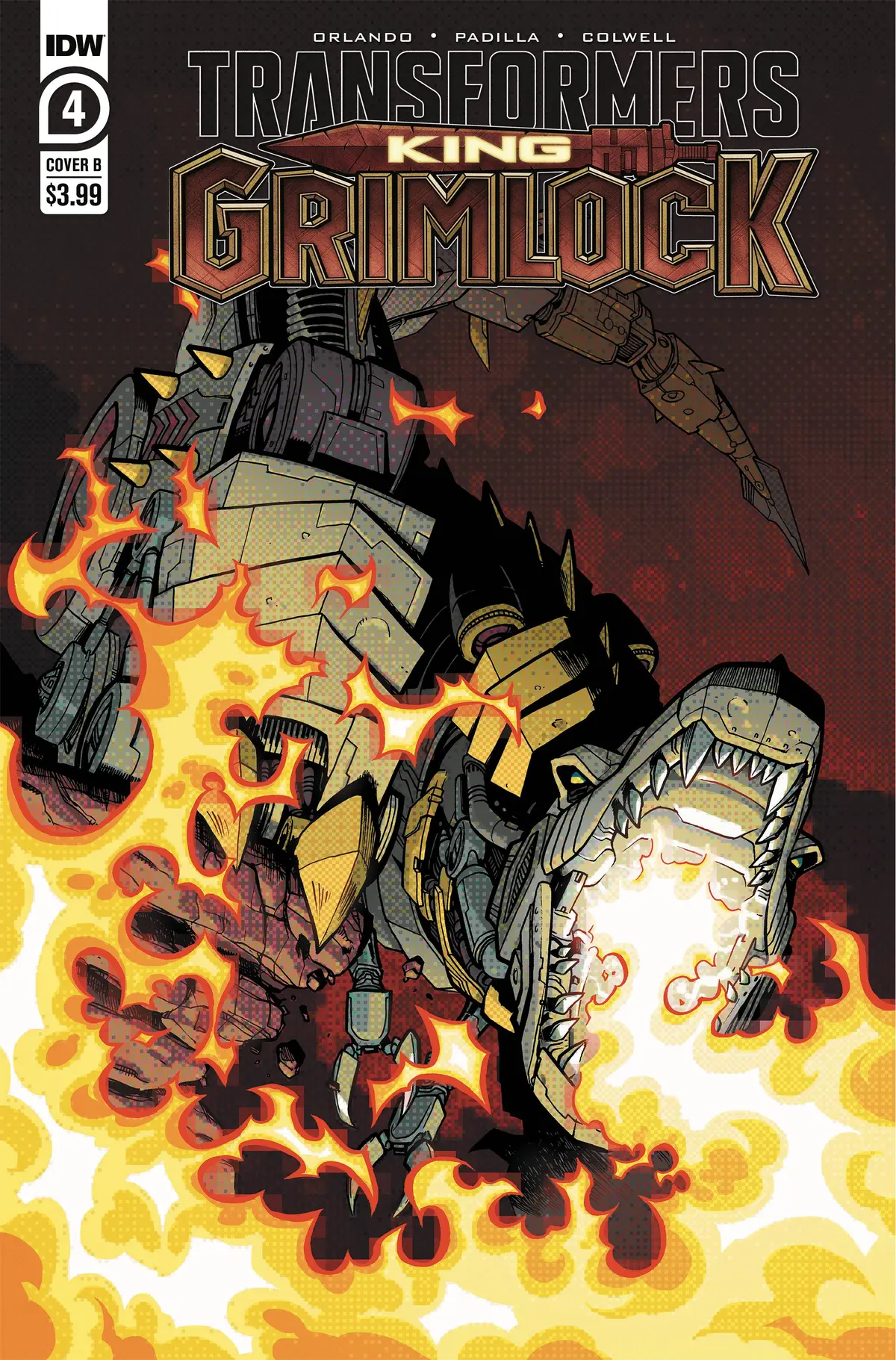 Transformers King Grimlock #4 (Of 5) Cvr B Kyriazis 1