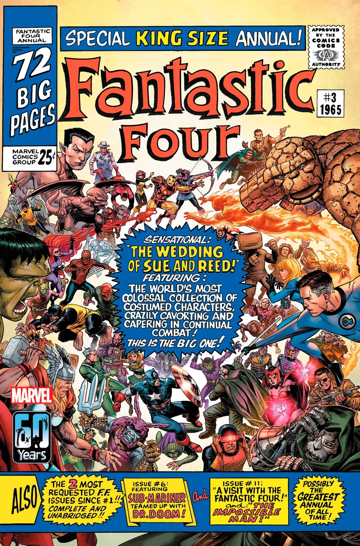 Fantastic Four Anniversary Tribute #1 Cheung Var 1