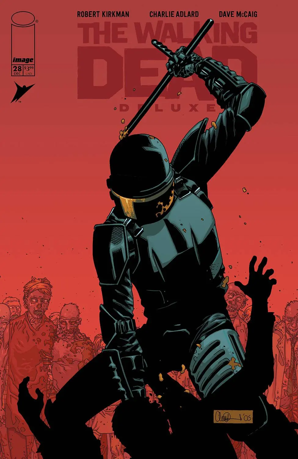 Walking Dead Dlx #28 Cvr B Adlard & Mccaig (Mr) 1