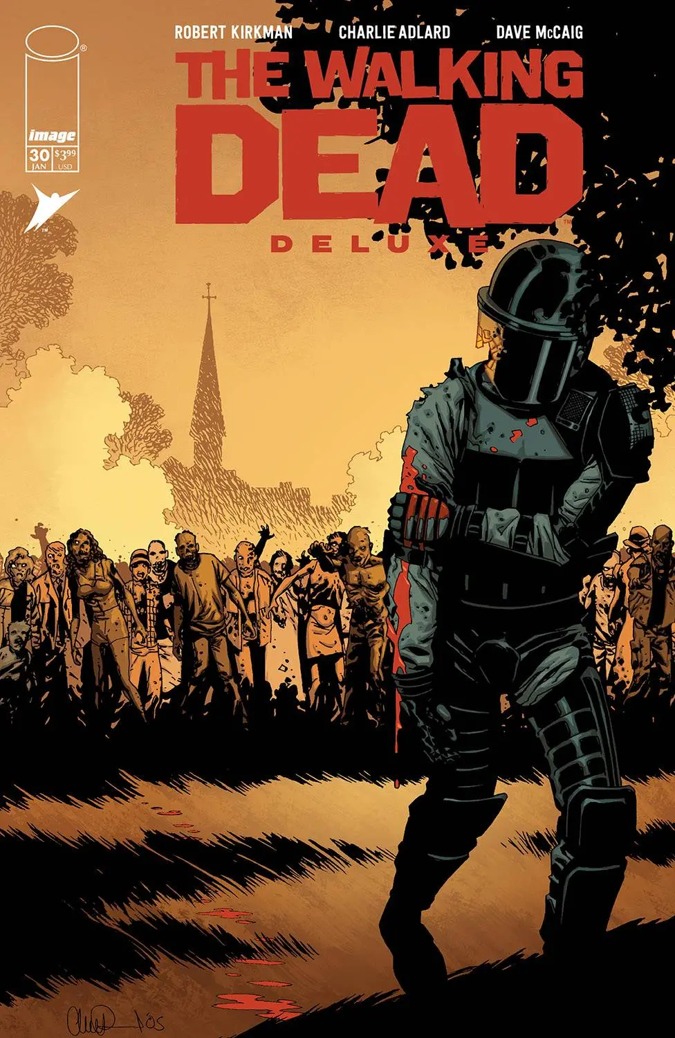 Walking Dead Dlx #30 Cvr B Adlard & Mccaig (Mr) 1