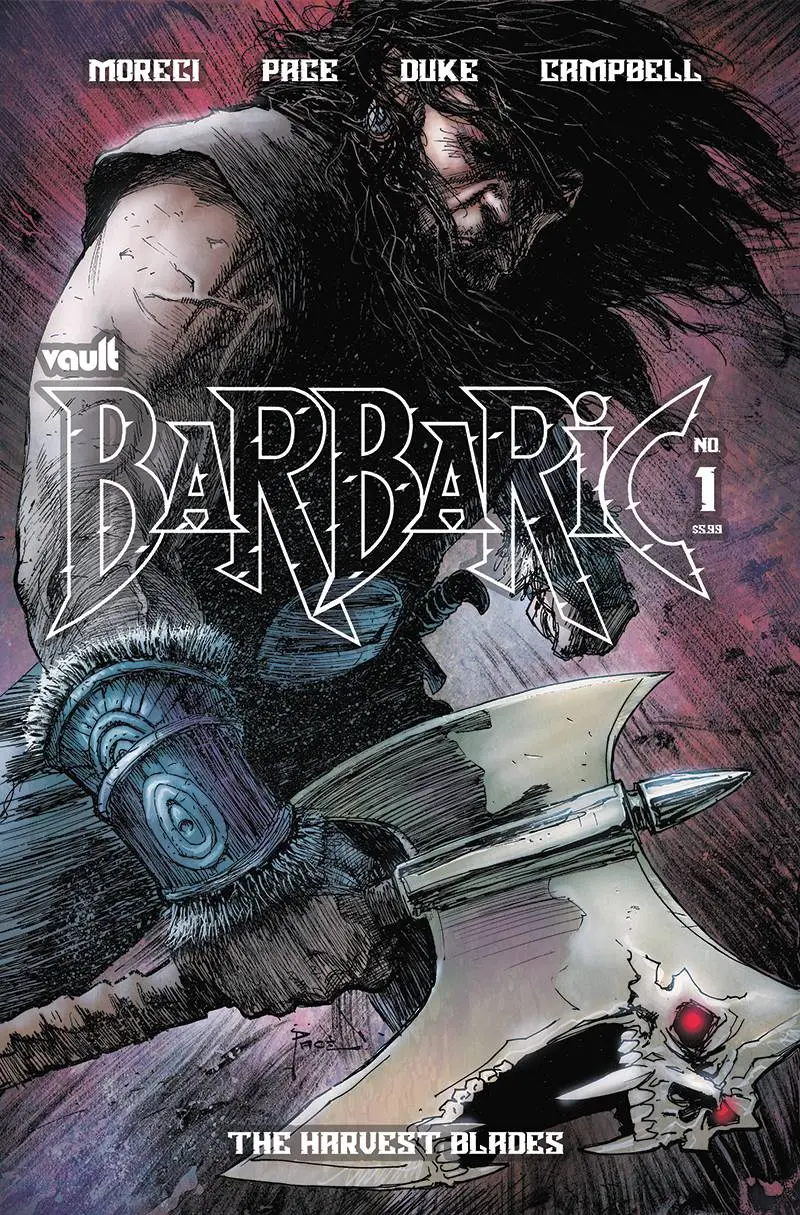 Barbaric Harvest Blades One Shot Cvr B Pace 1