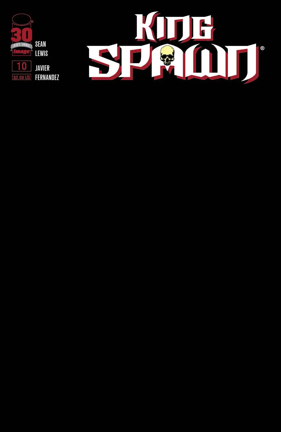 King Spawn #10 Cvr B Blank Sketch Cvr 1