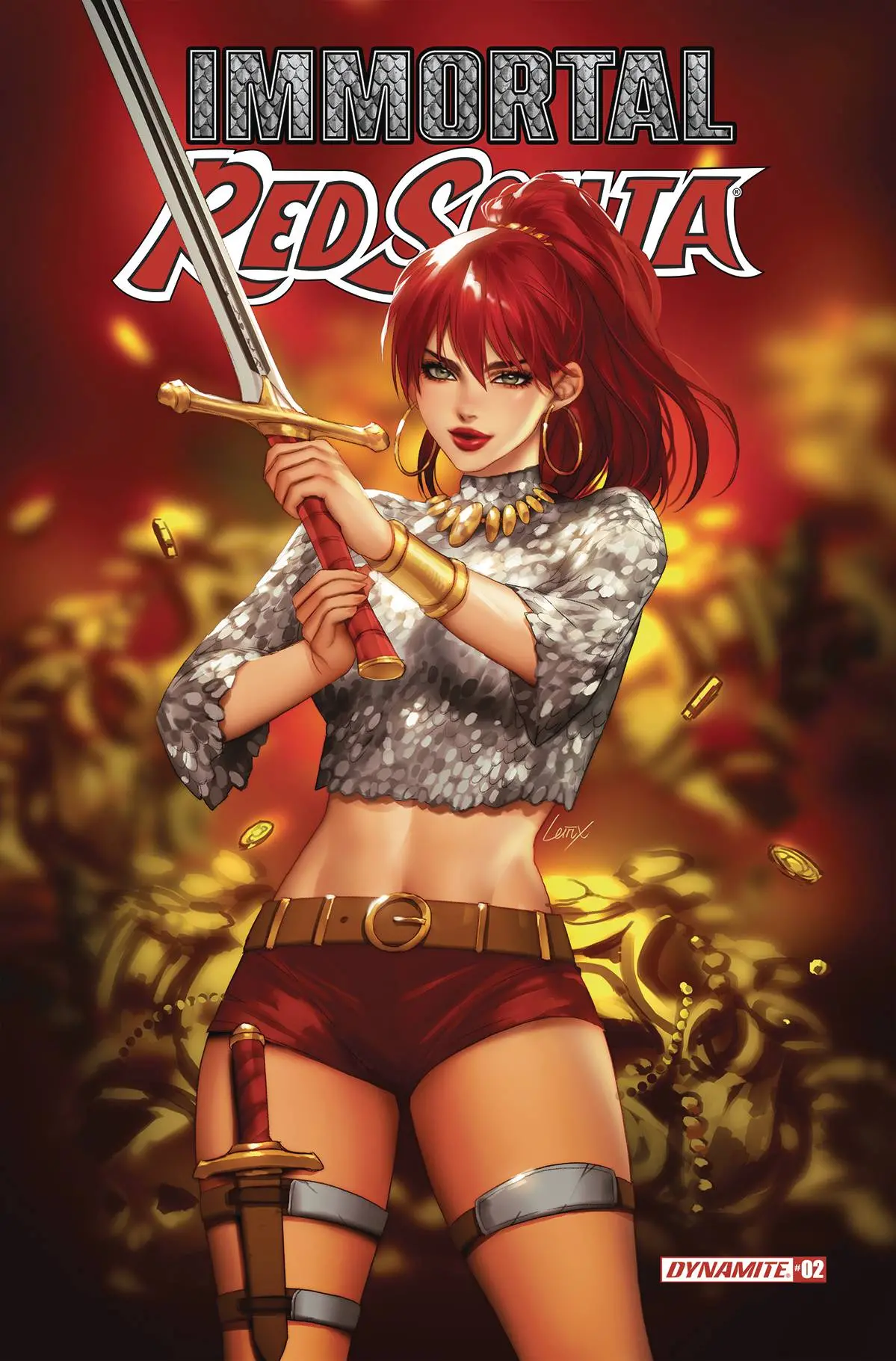 Immortal Red Sonja #2 Cvr D Leirix Li 1
