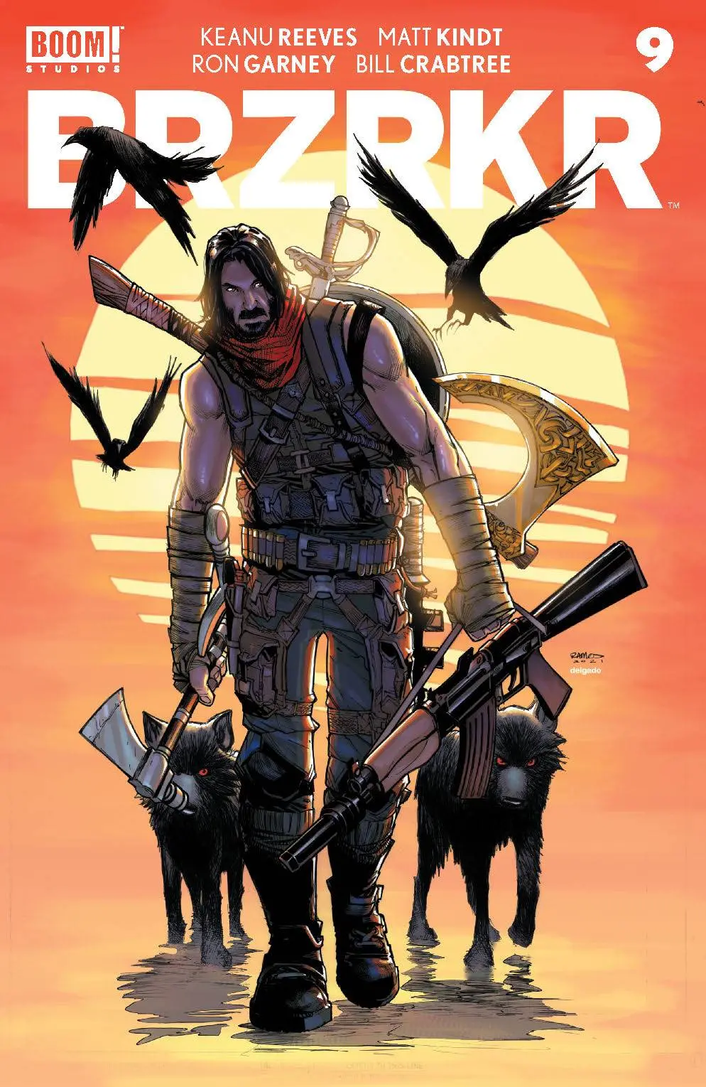 Brzrkr (Berzerker) #9 (Of 12) Cvr E 10 Copy Incv Ramos (Mr) 1