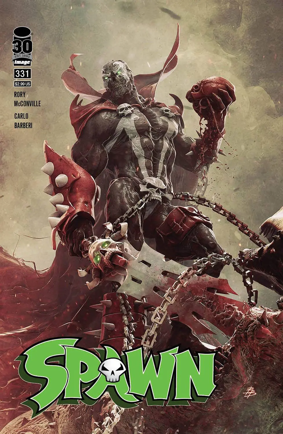 Spawn #331 Cvr A Barends 1