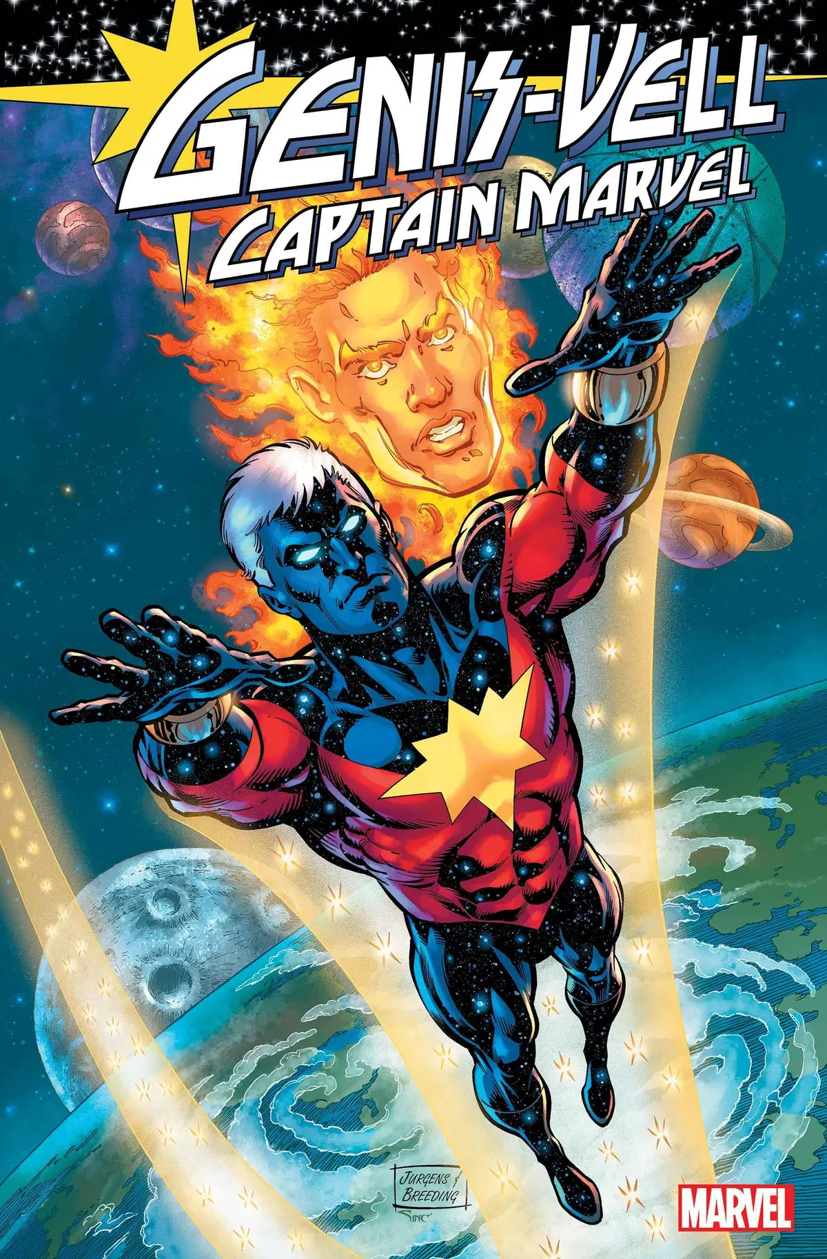Genis-Vell: Captain Marvel 1 Jurgens Variant 1
