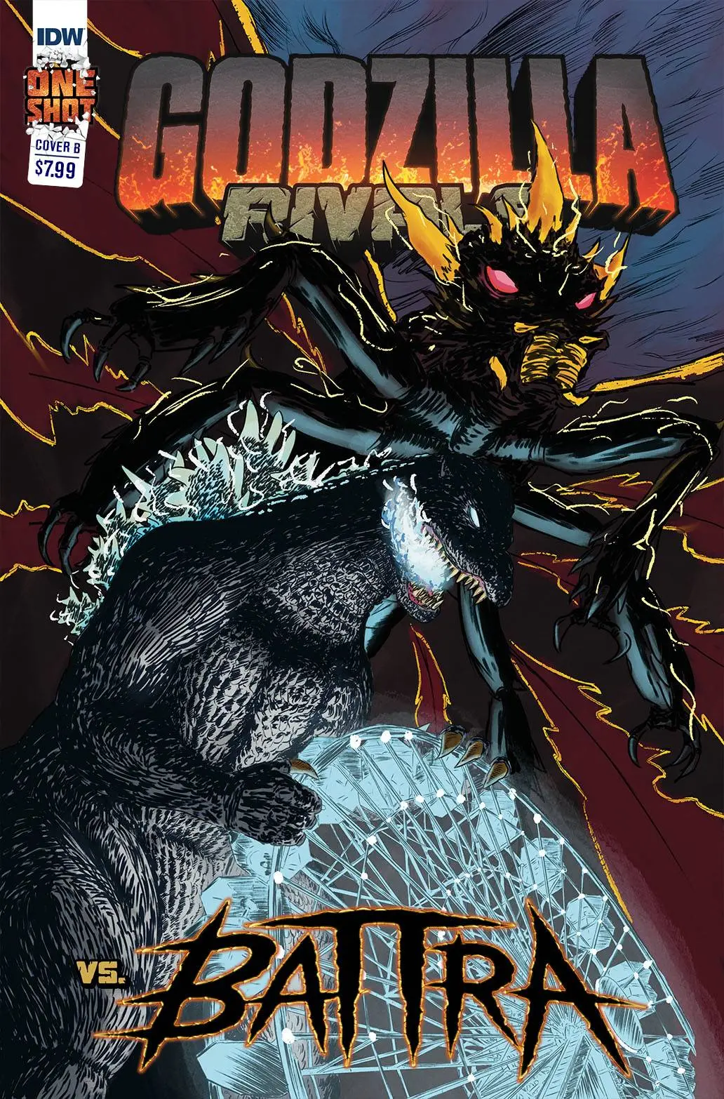 Godzilla Rivals Ii Vs Battra Oneshot #1 Cvr B Martinez 1