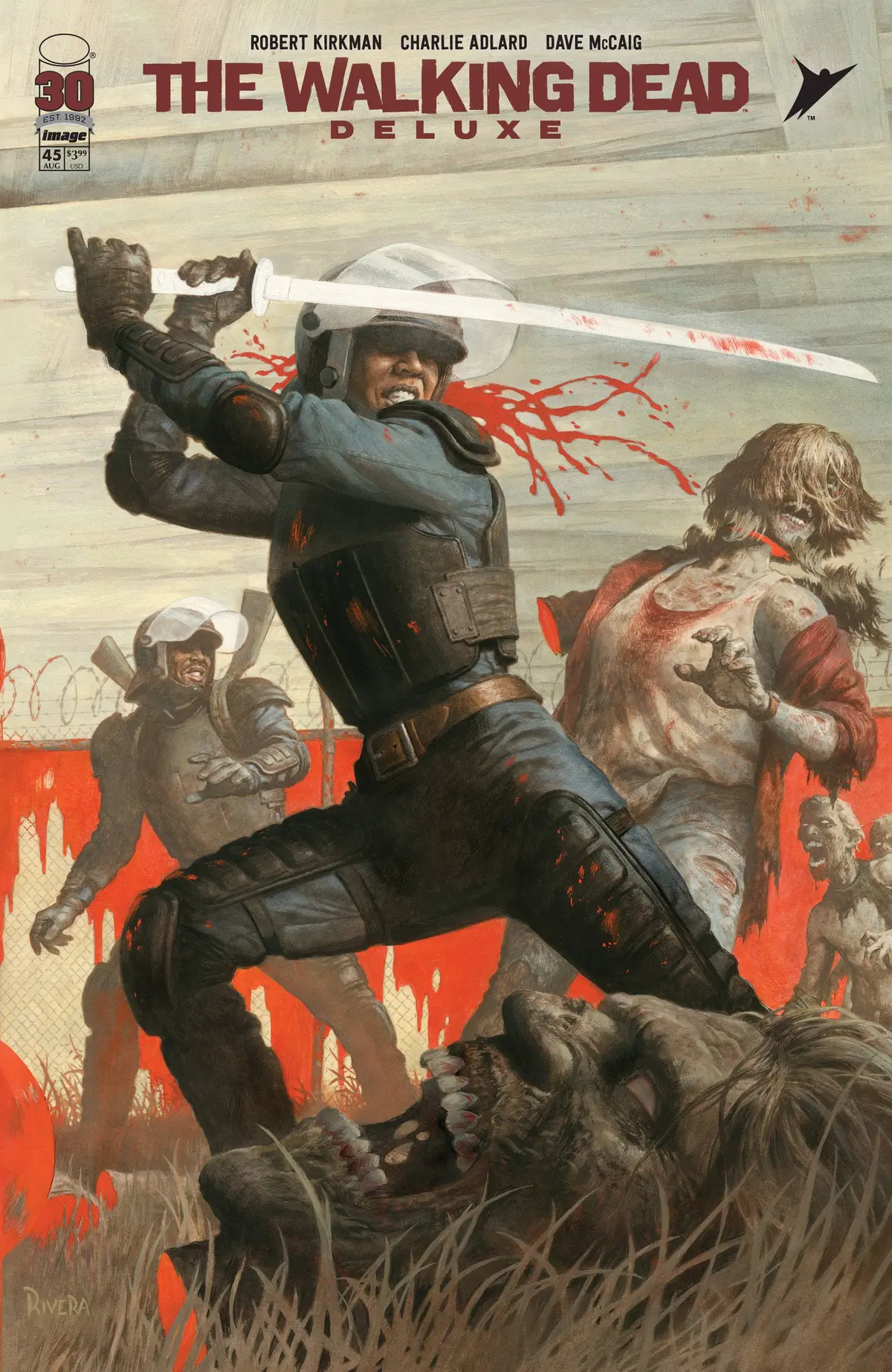 Walking Dead Dlx #45 Cvr C Rivera (Mr) 1