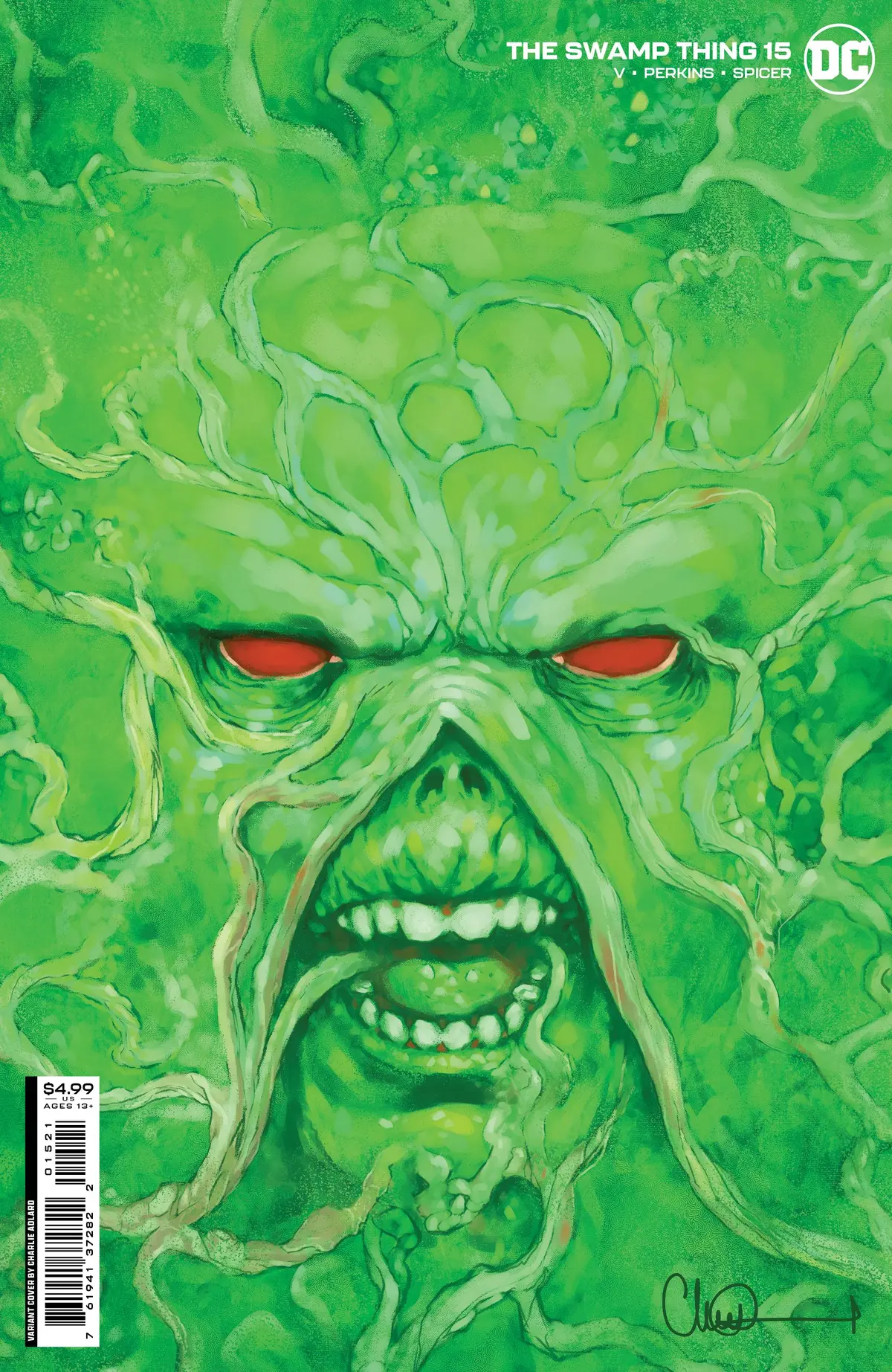 Swamp Thing #15 (Of 16) Cvr B Adlard Card Stock Var 1