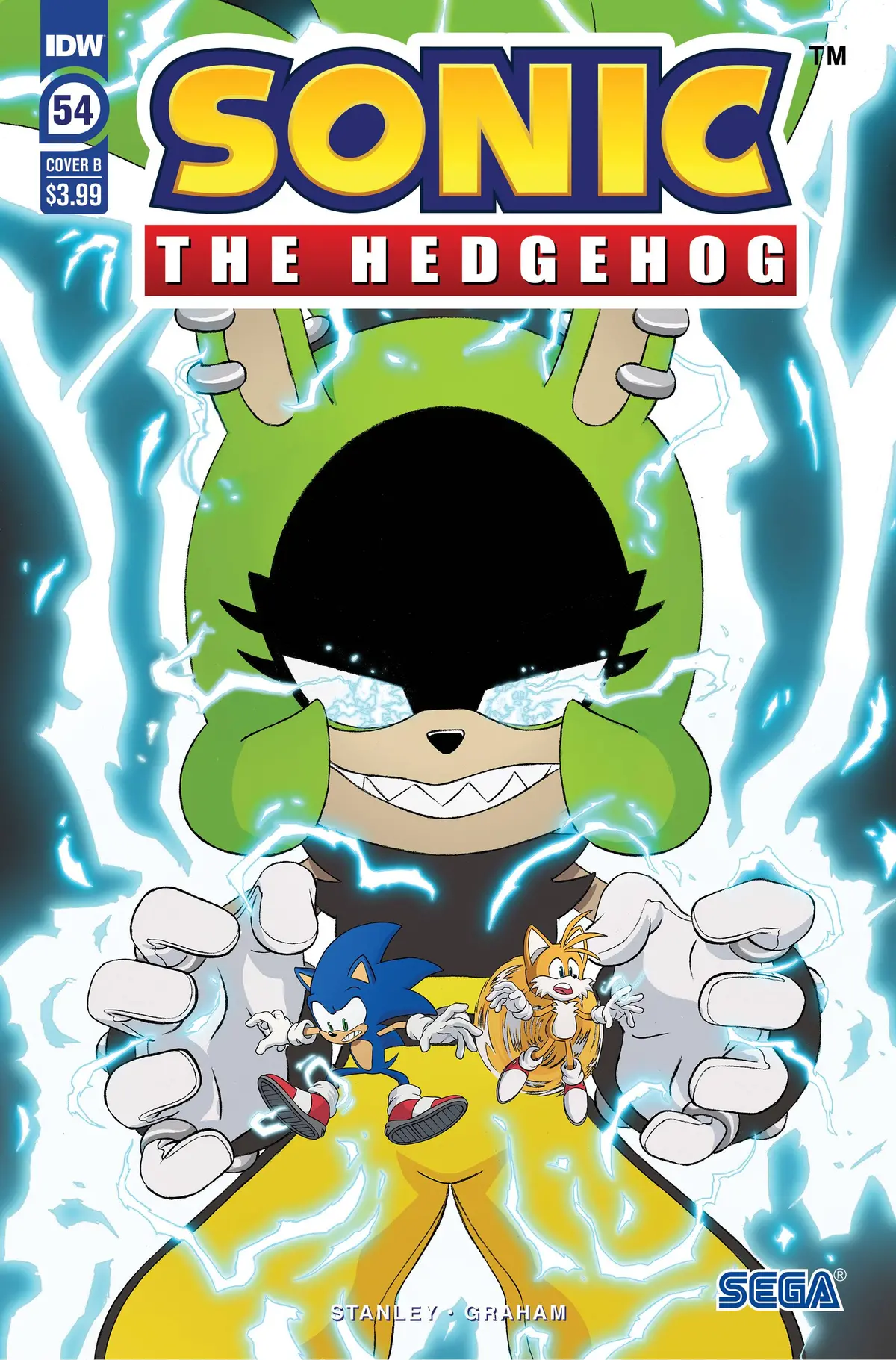 Sonic The Hedgehog #54 Cvr B Schoening 1