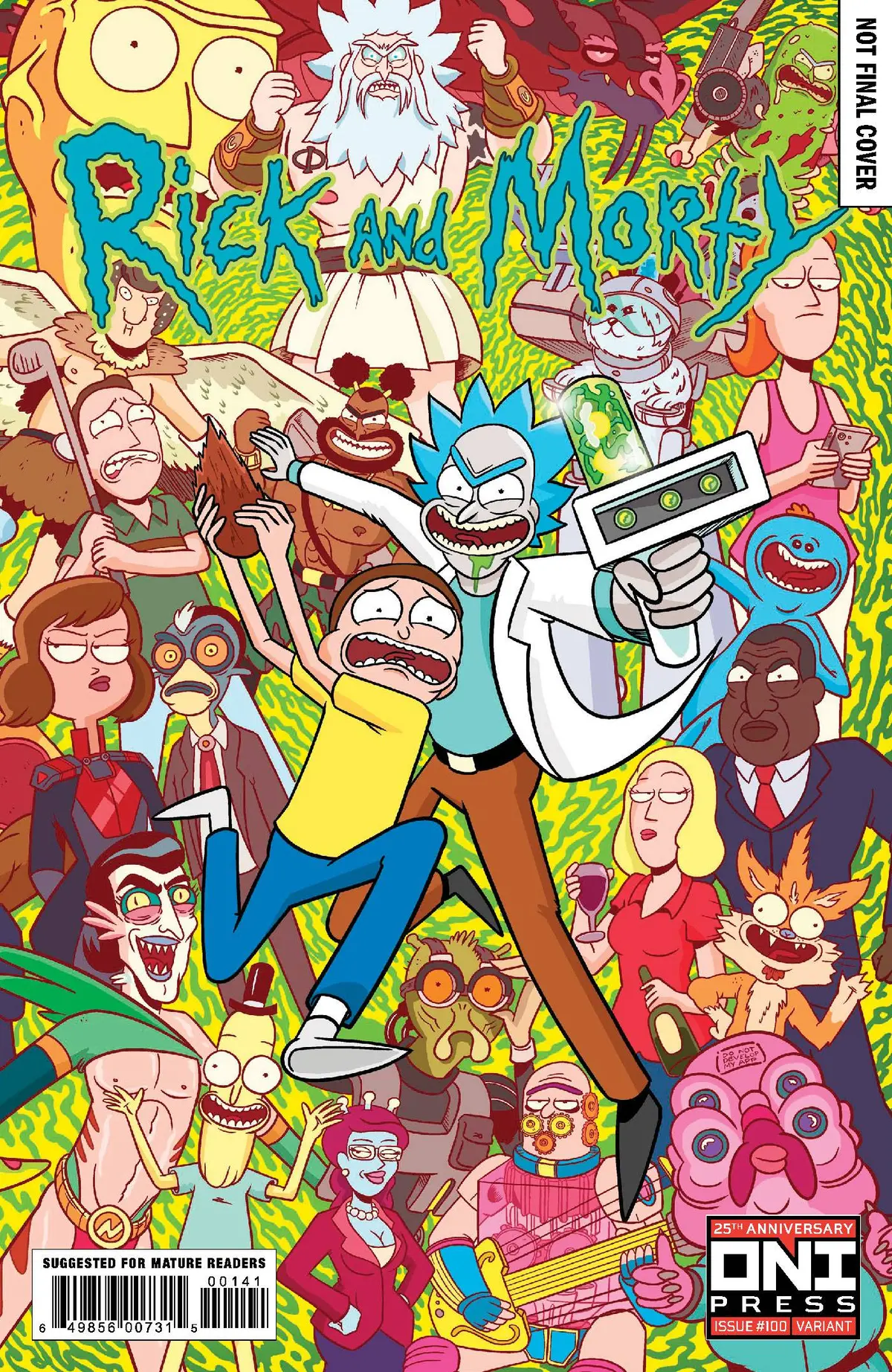 Rick & Morty #100 Cvr D Ellerby 1