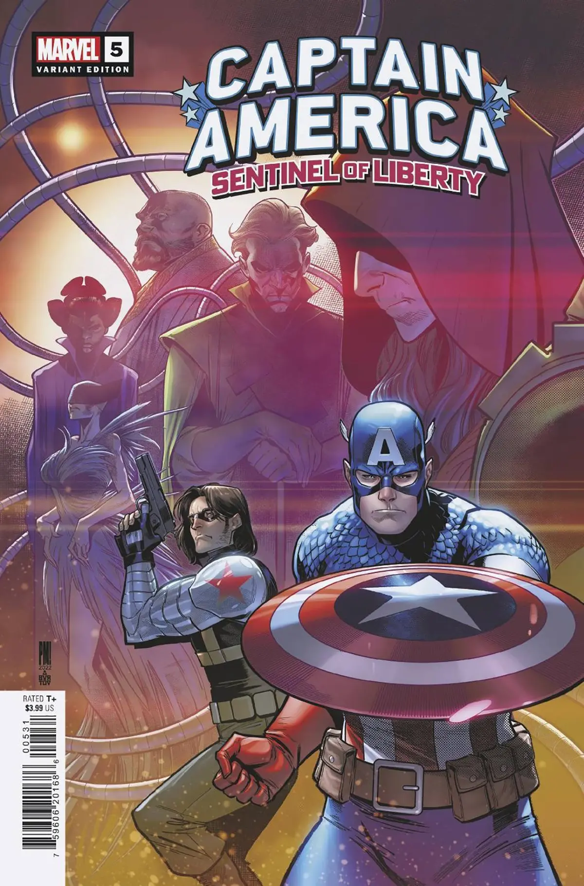 Captain America Sentinel Of Liberty #5 Medina Connecting Cov 1