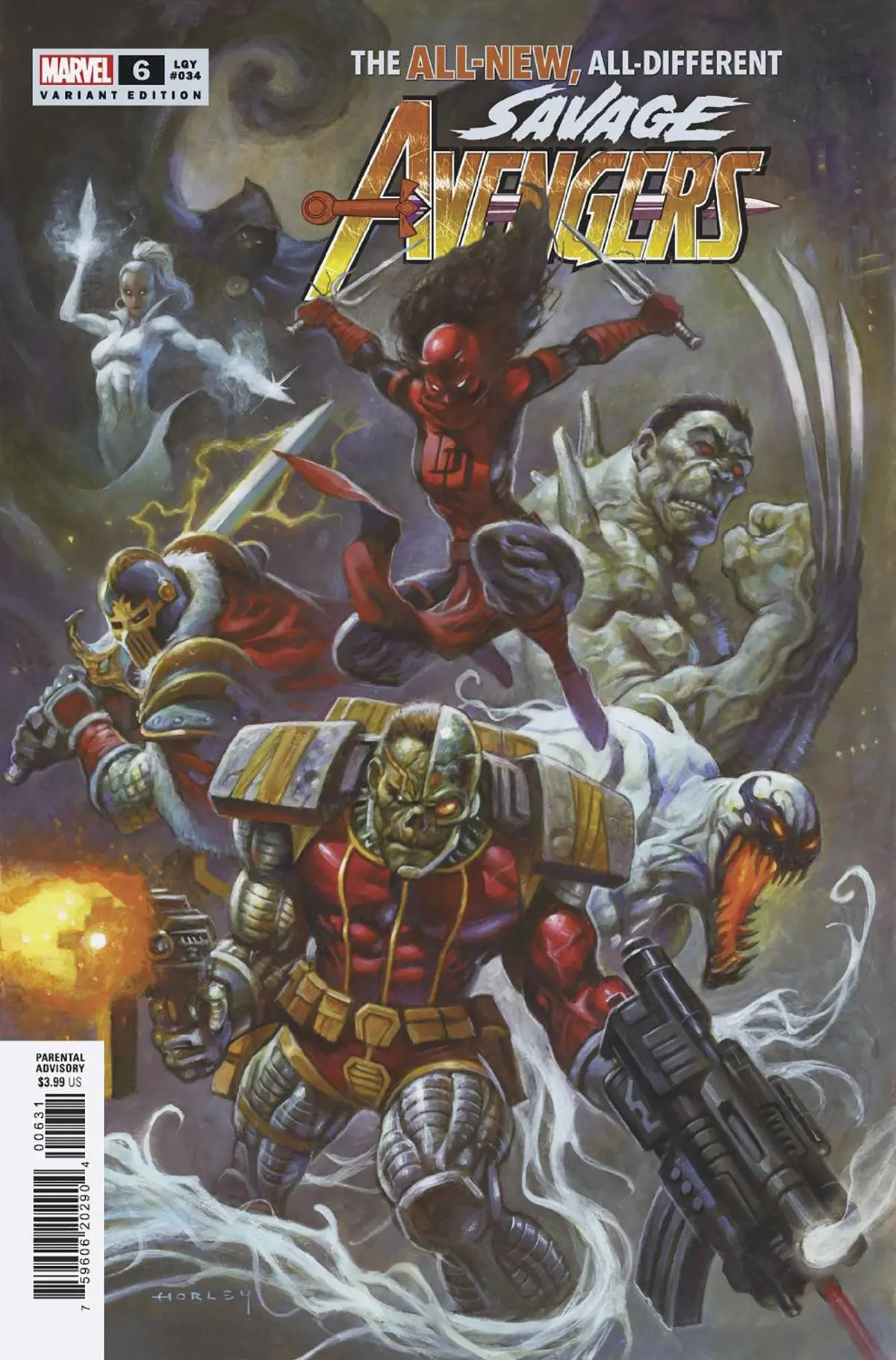 Savage Avengers #6 Horley Var 1