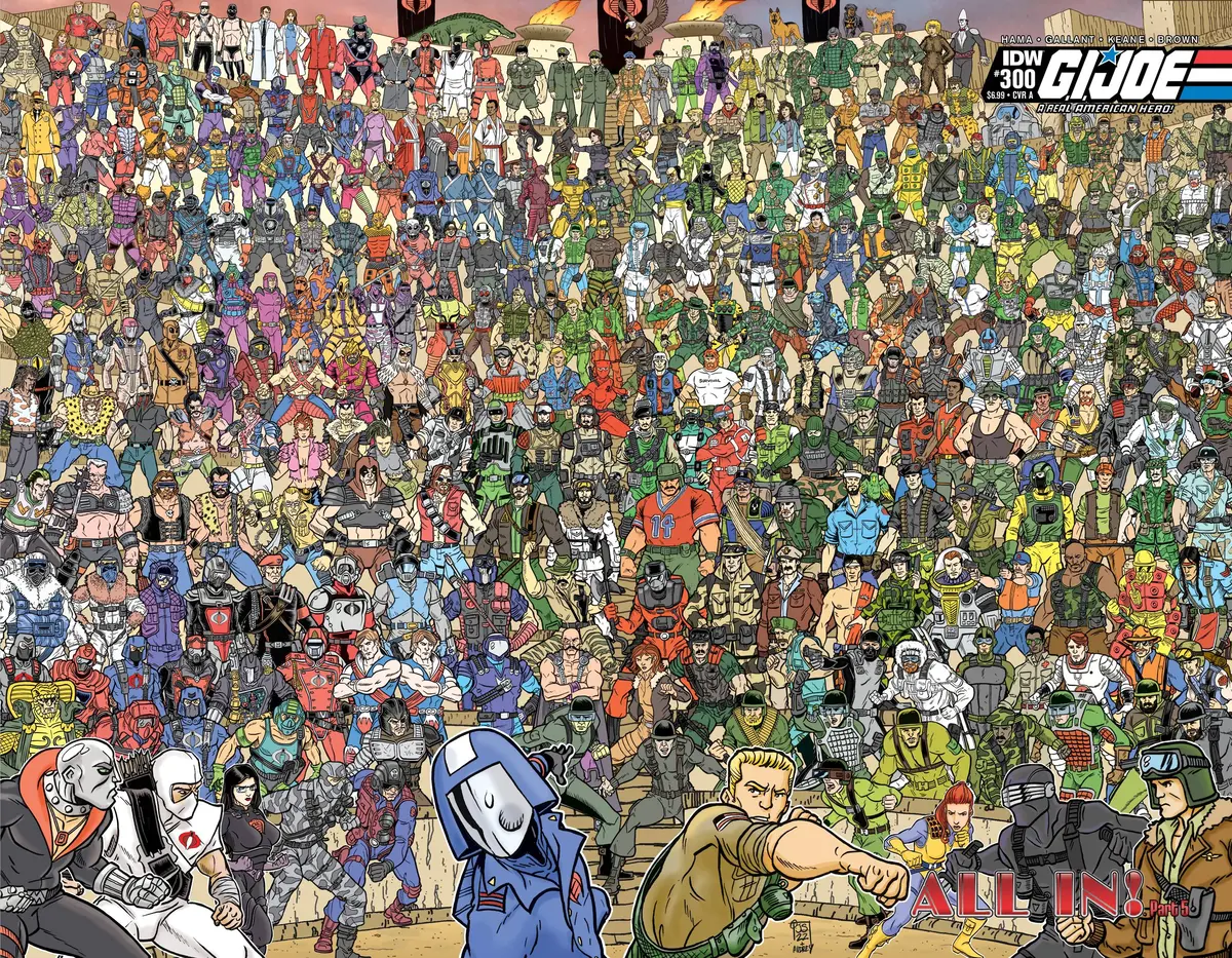 Gi Joe A Real American Hero #300 Cvr A Sullivan 1