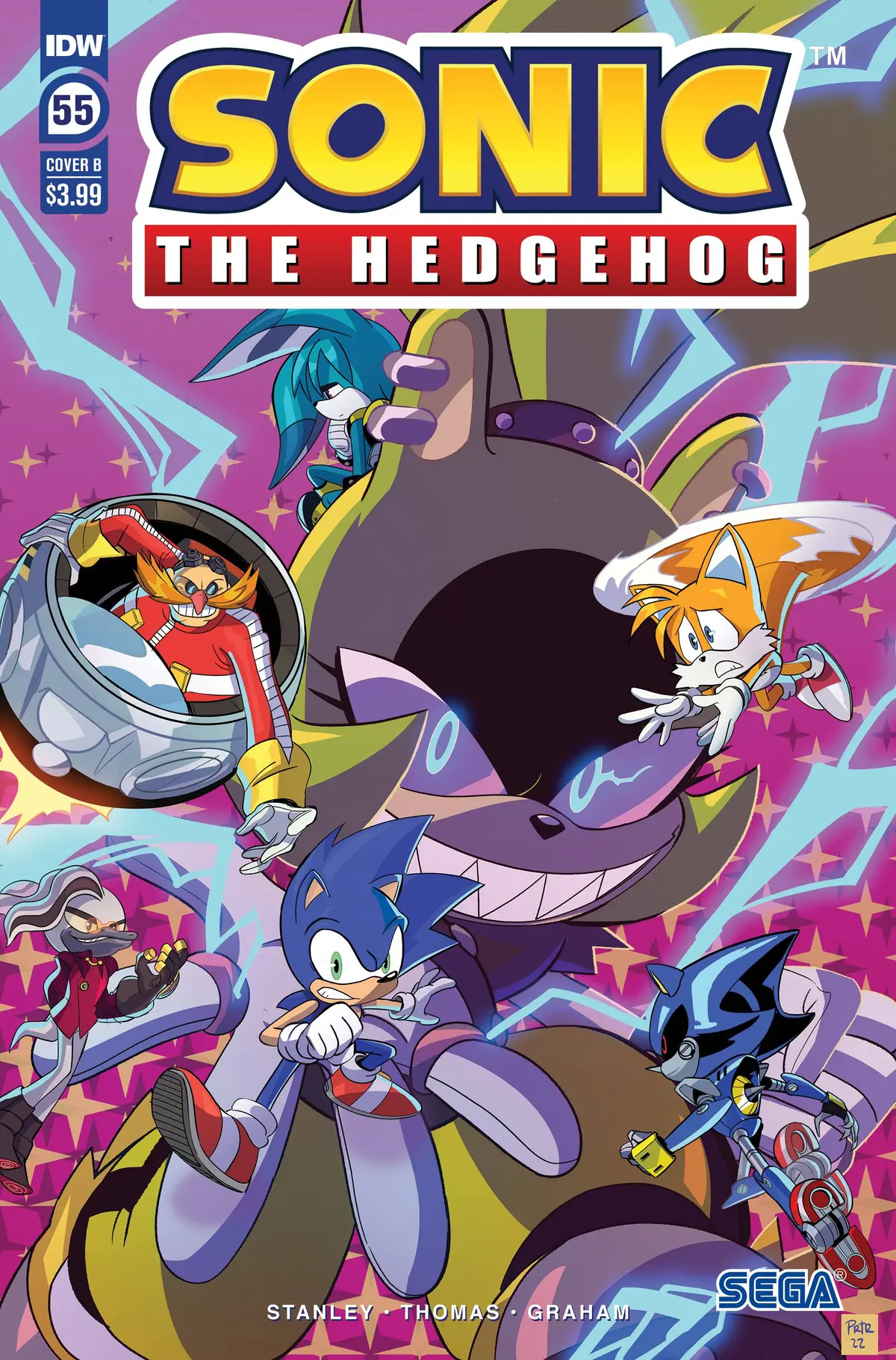 Sonic The Hedgehog #55 Cvr B Tramontano 1
