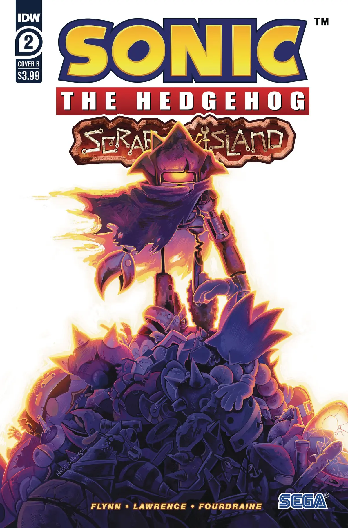Sonic The Hedgehog Scrapnik Island #2 Cvr B Haines 1