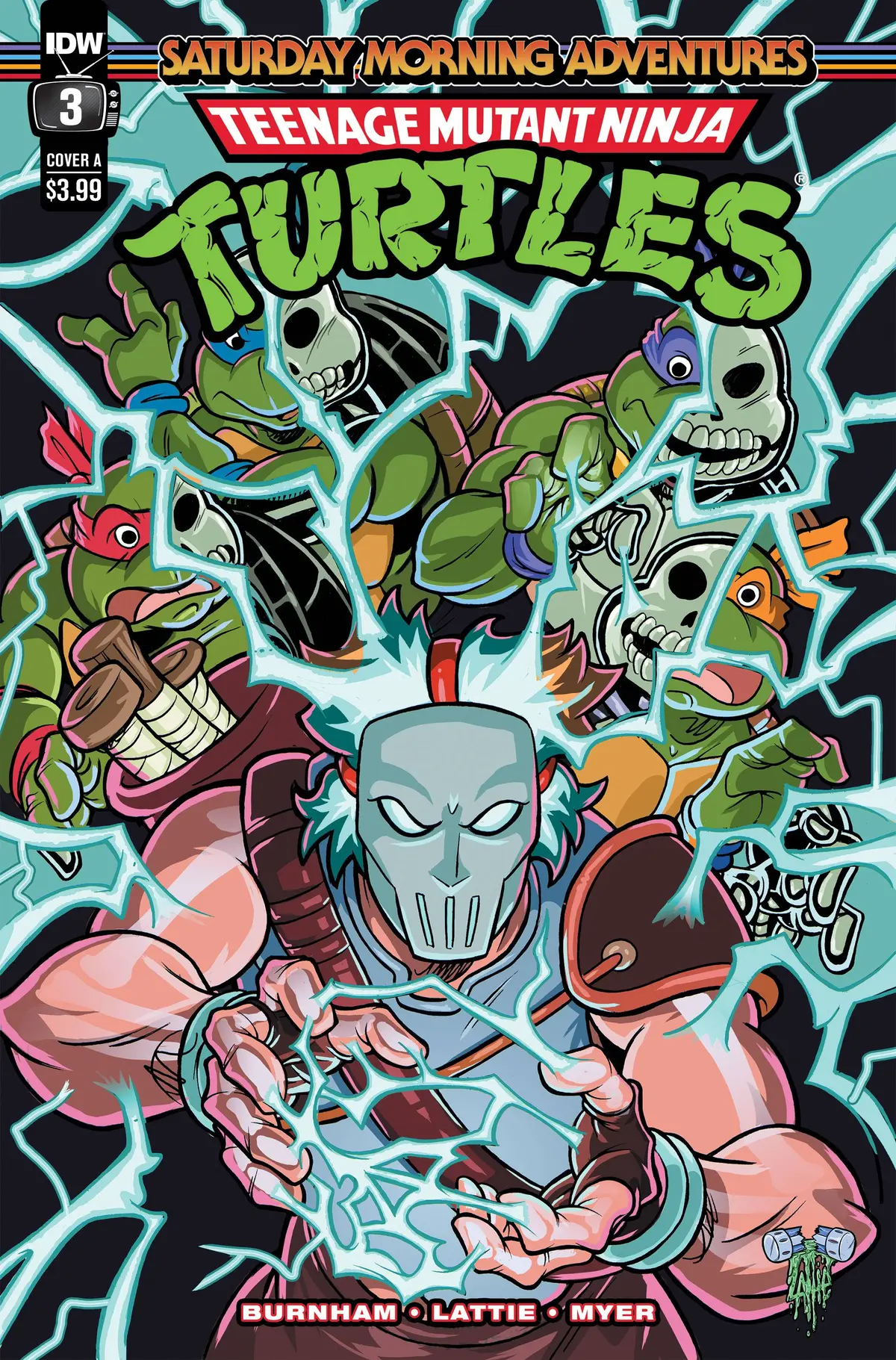 Tmnt Saturday Morning Adventures #3 Cvr A Lattie 1