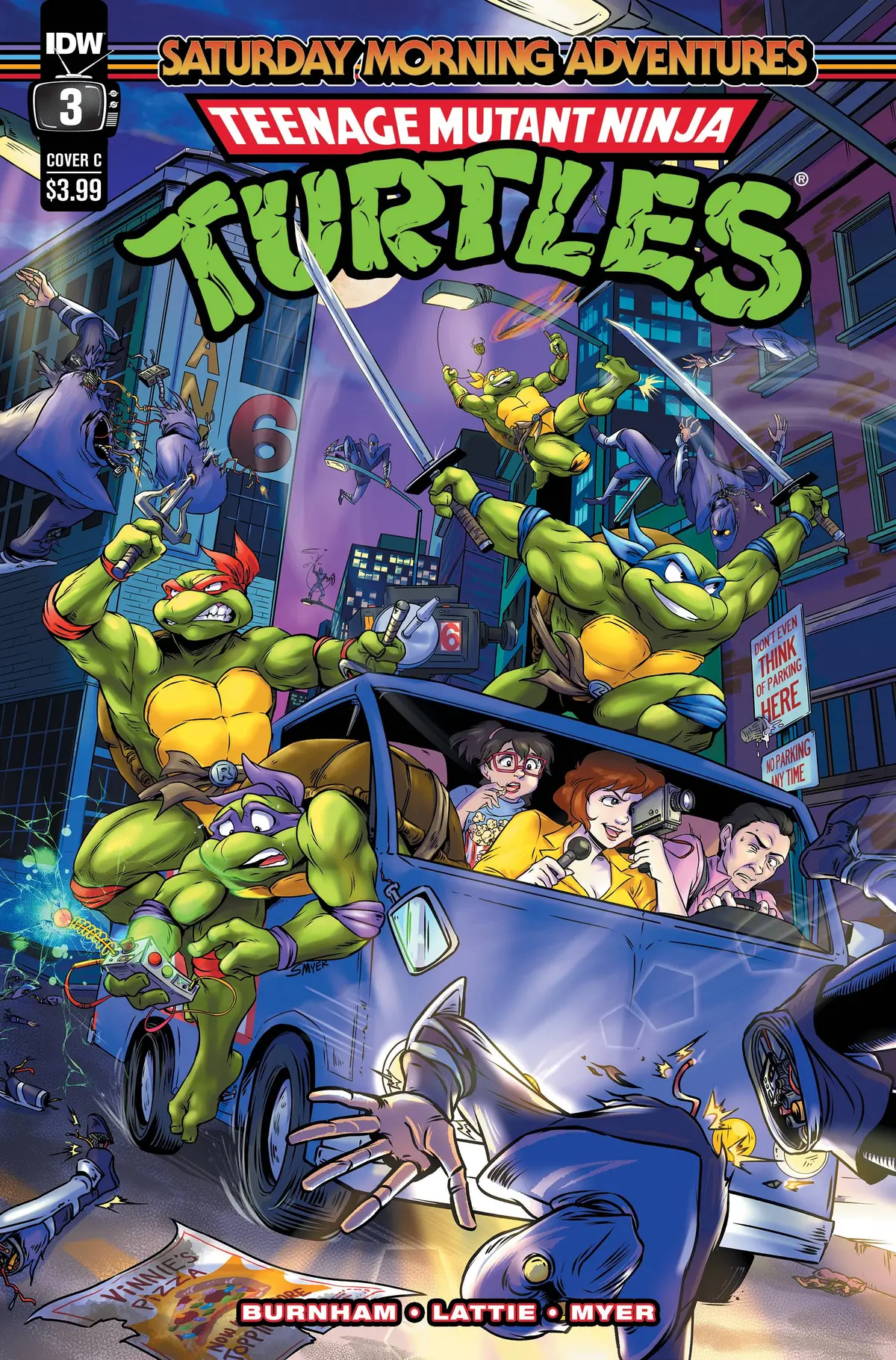 Tmnt Saturday Morning Adventures #3 Cvr C Myer 1
