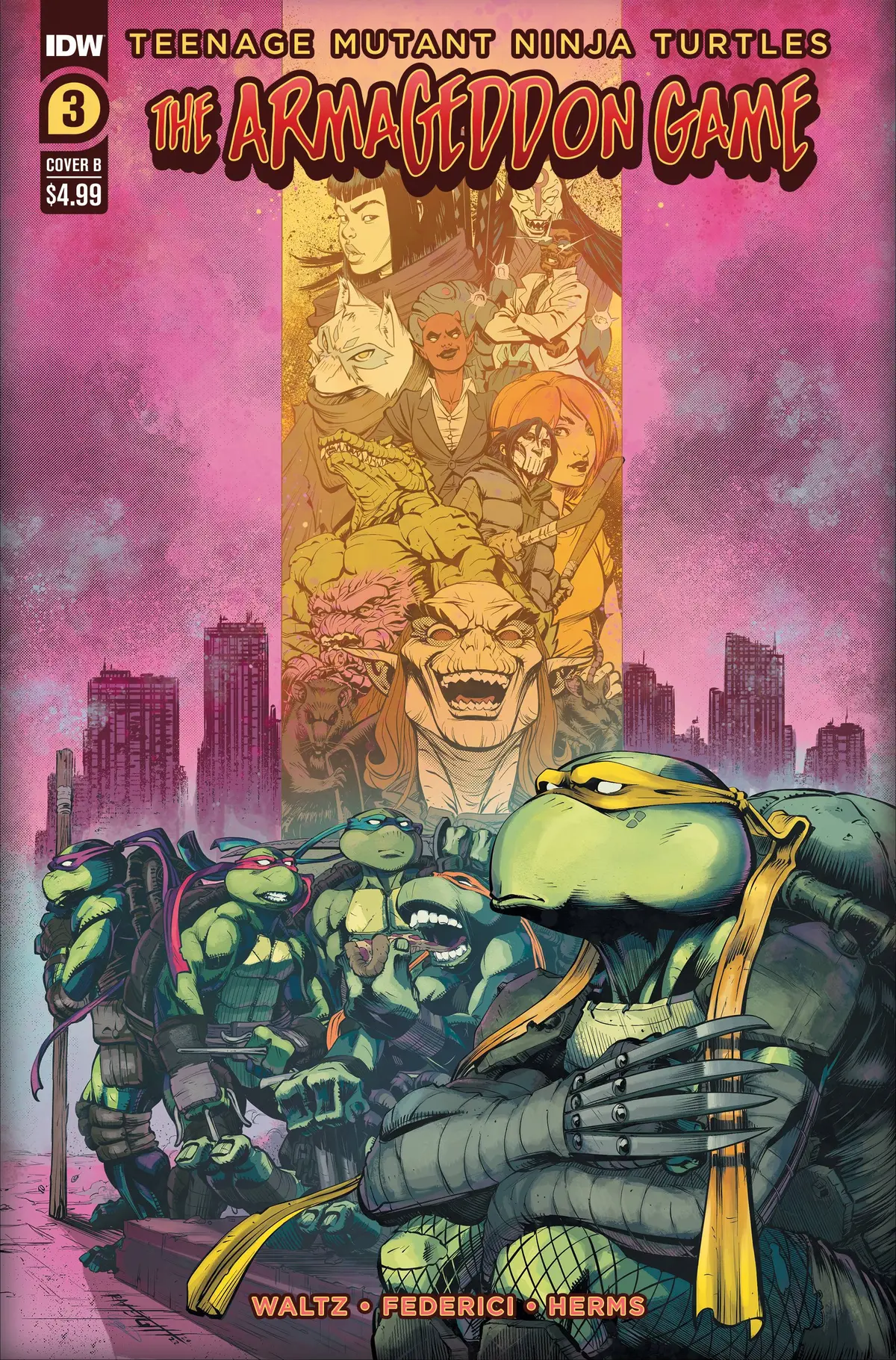 Tmnt Armageddon Game #3 Cvr B Height 1