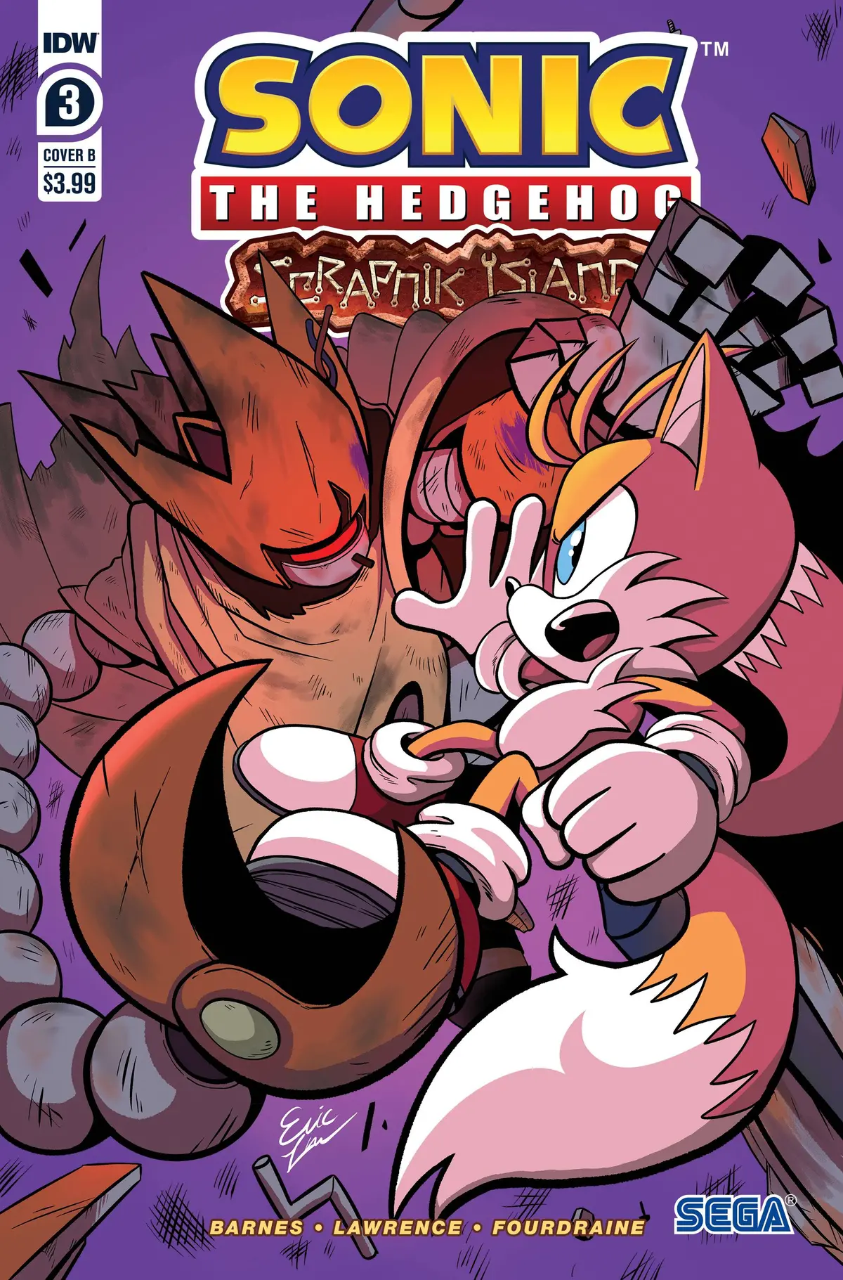 Sonic The Hedgehog Scrapnik Island #3 Cvr B Lide 1