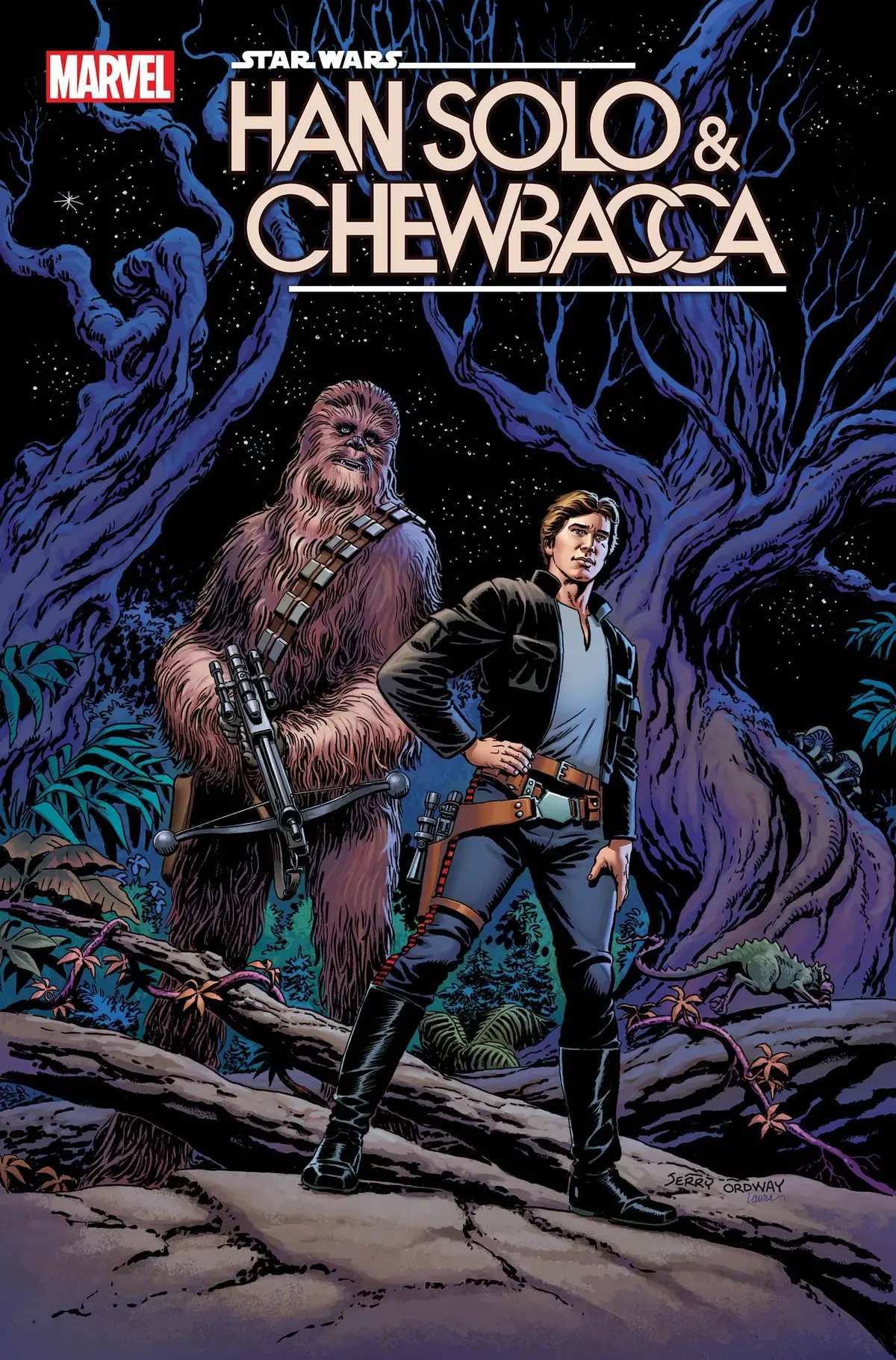 Star Wars Han Solo Chewbacca #8 Ordway Var 1