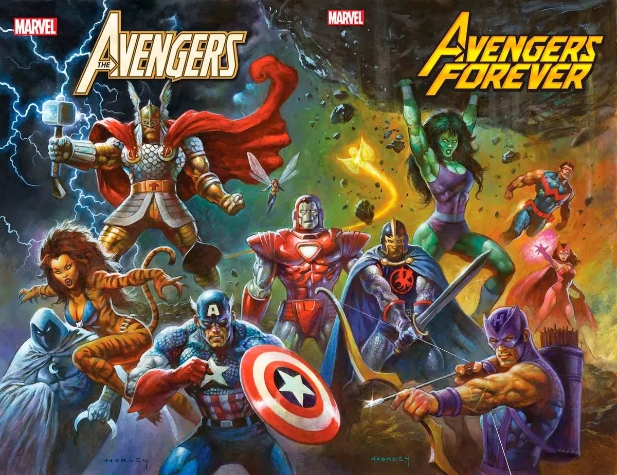 Avengers #64 Horley 80S Avengers Assemble Connect Var 1