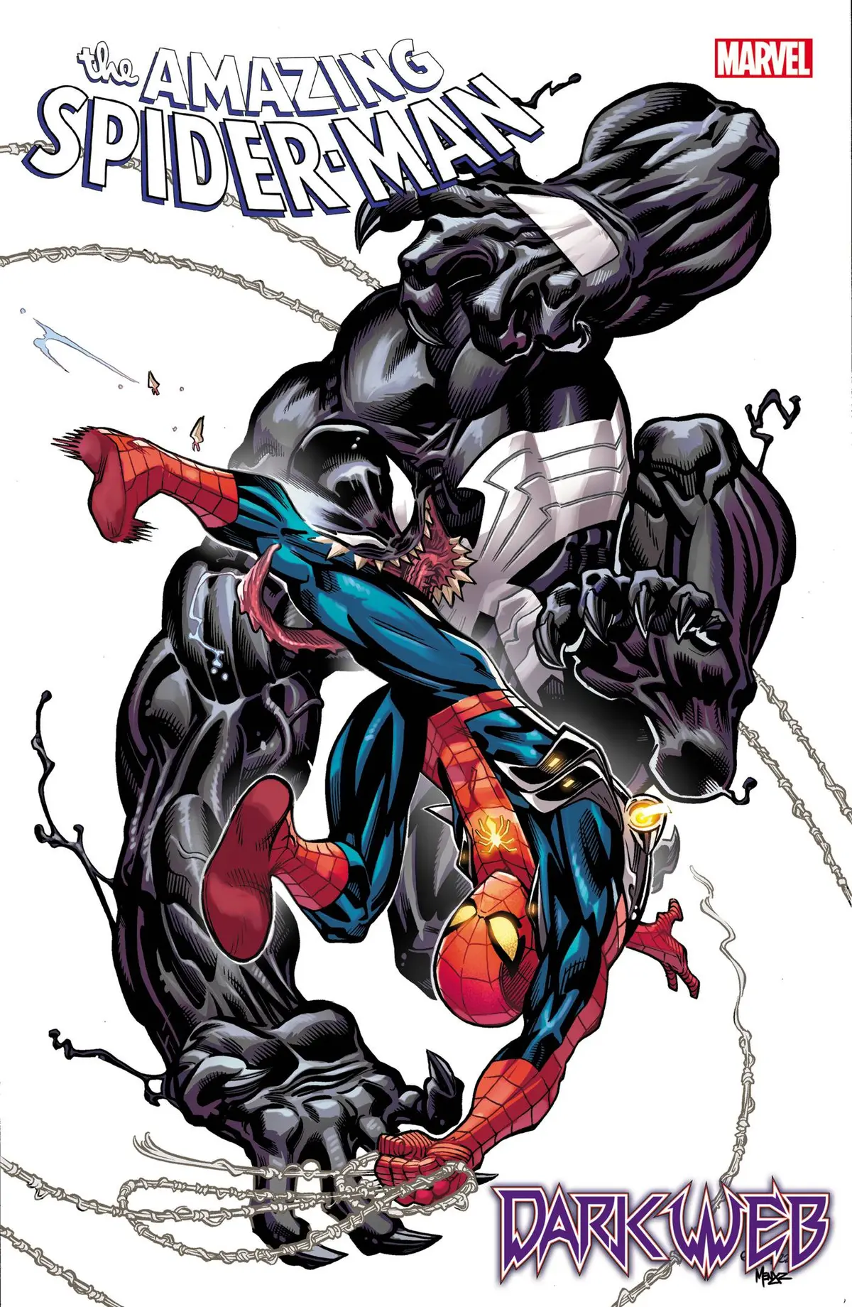 Amazing Spider-Man #15 Mcguinness Dark Web Var 1