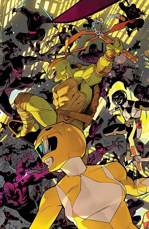 Mmpr Tmnt Ii #1 (Of 5) Cvr B Connecting Var 2 Mora 1