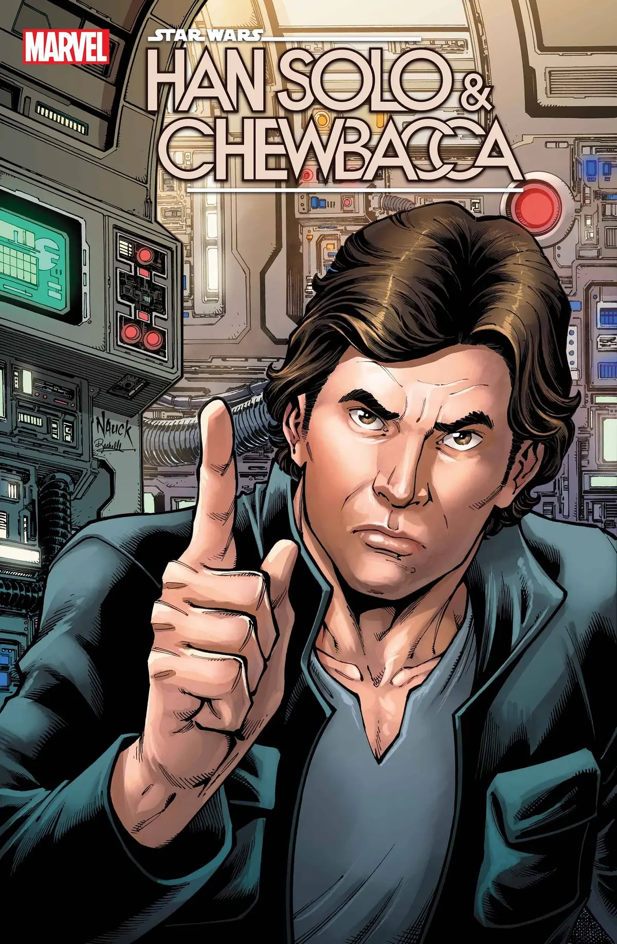 Star Wars Han Solo Chewbacca #9 Nauck Var 1