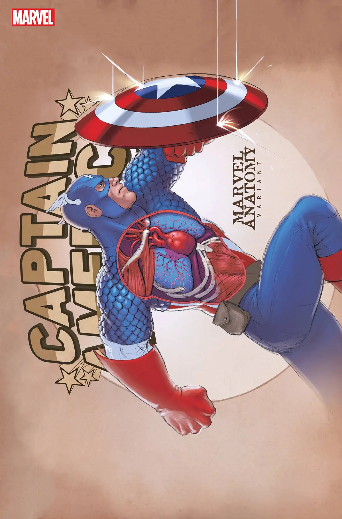 Captain America Sentinel Of Liberty #9 Marvel Anatomy Var 1