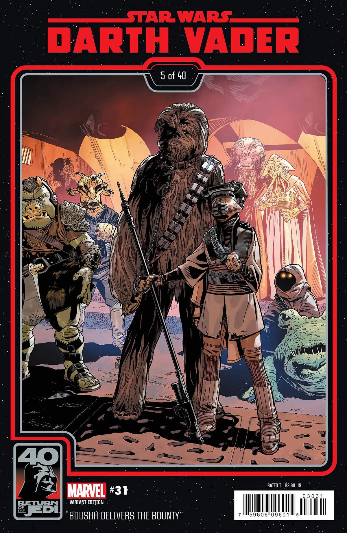 Star Wars Darth Vader #31 Return Jedi 40Th Anniversary Var 1