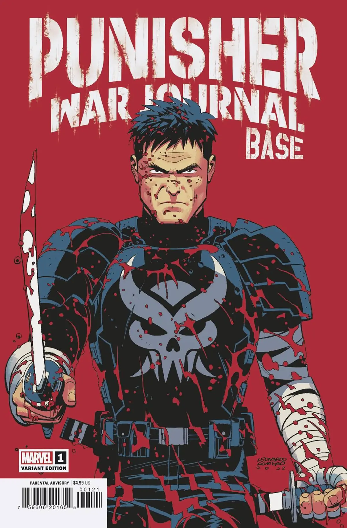 Punisher War Journal Base #1 Romero Var 1