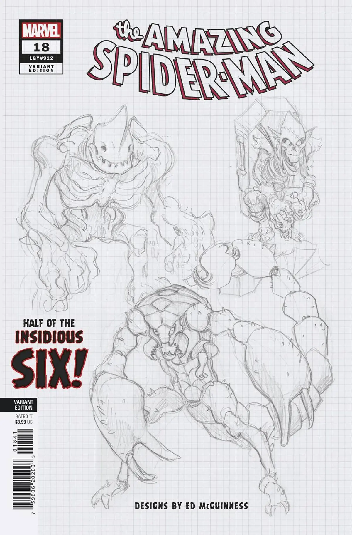 Amazing Spider-Man #18 Mcguinness Design Var 1