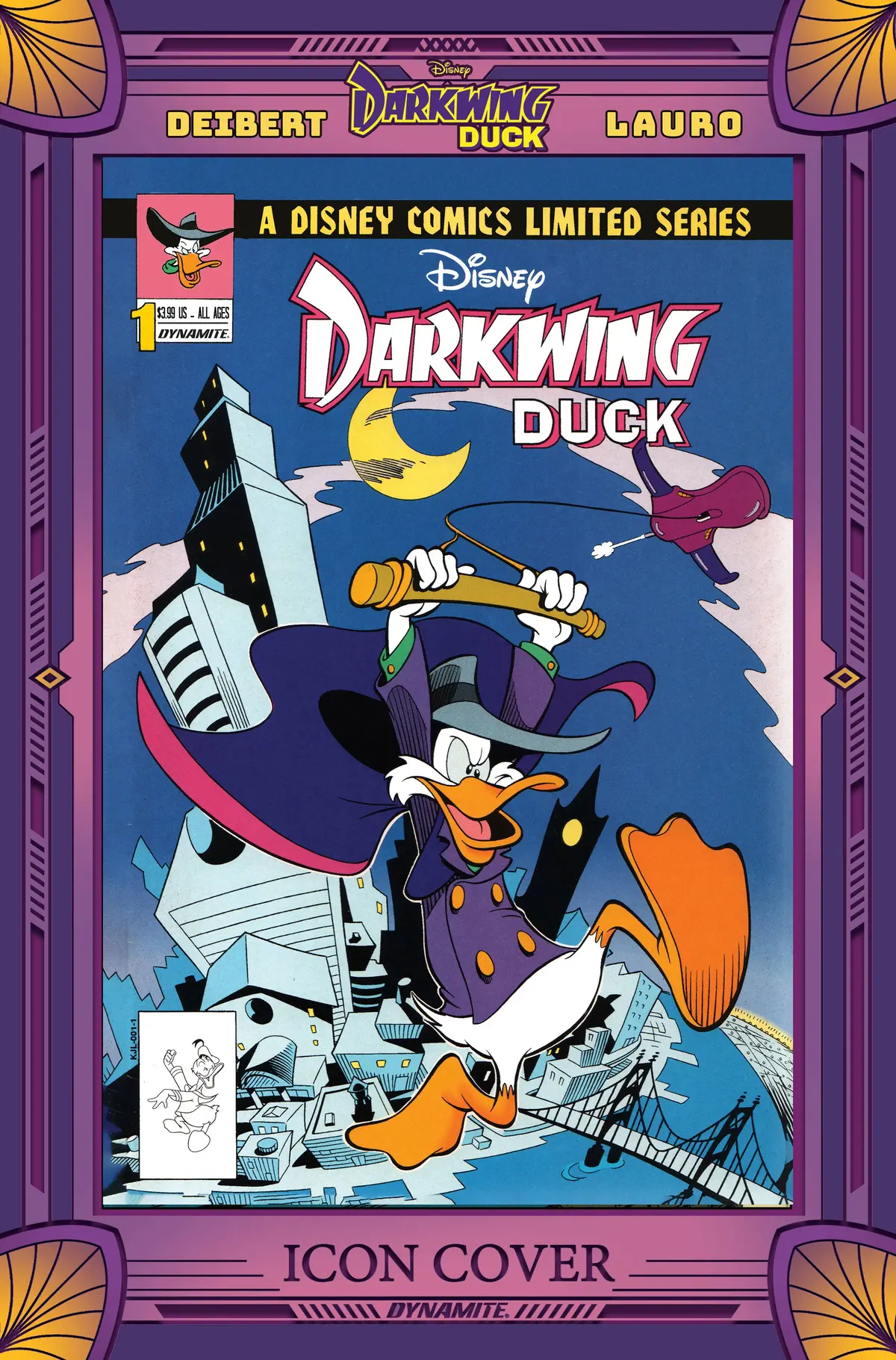 Darkwing Duck #1 Cvr H 10 Copy Incv Moore Modern Icon 1991 1