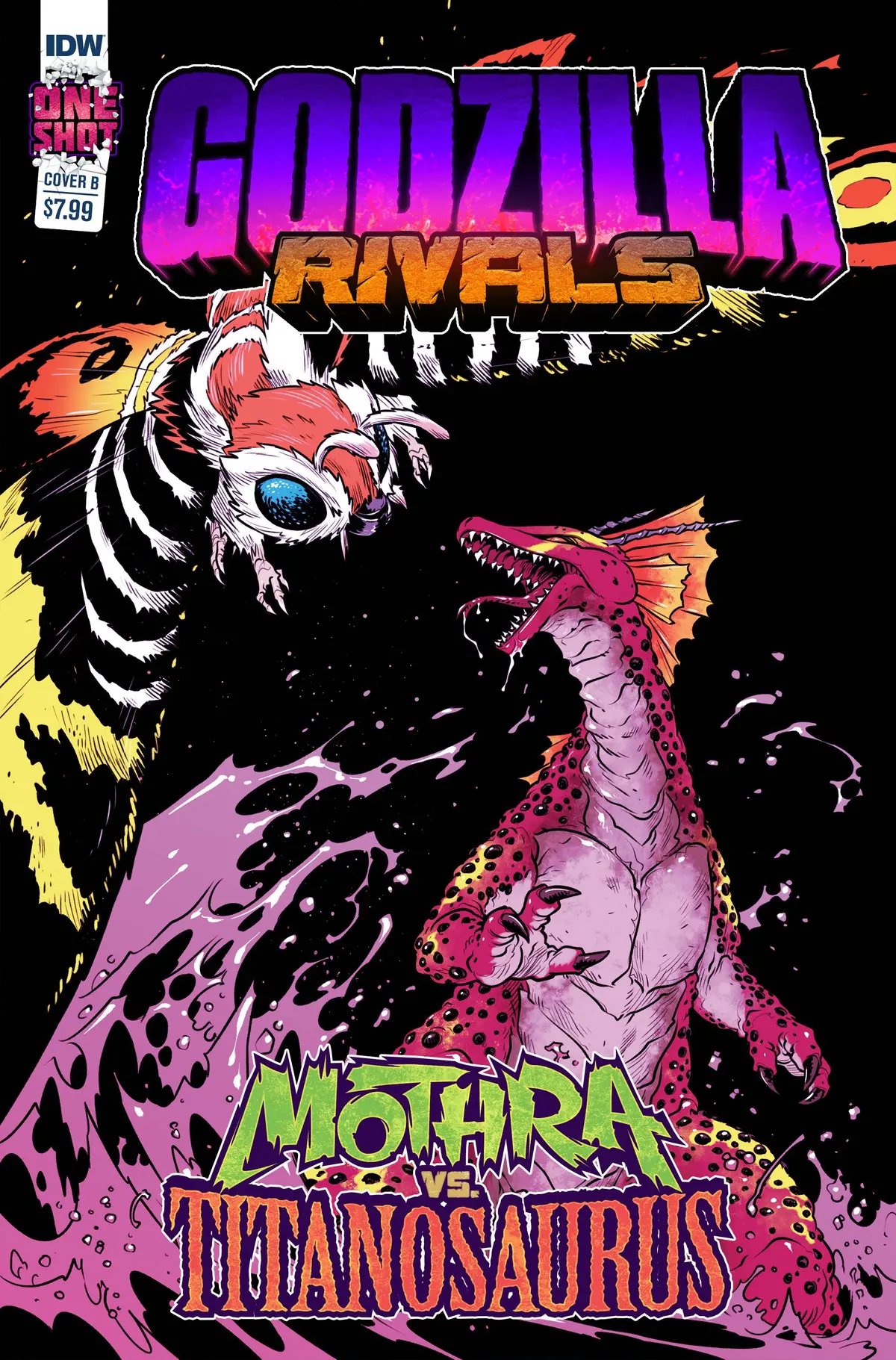 Godzilla Rivals Mothra Vs Titanosaurus Cvr B Campbell 1