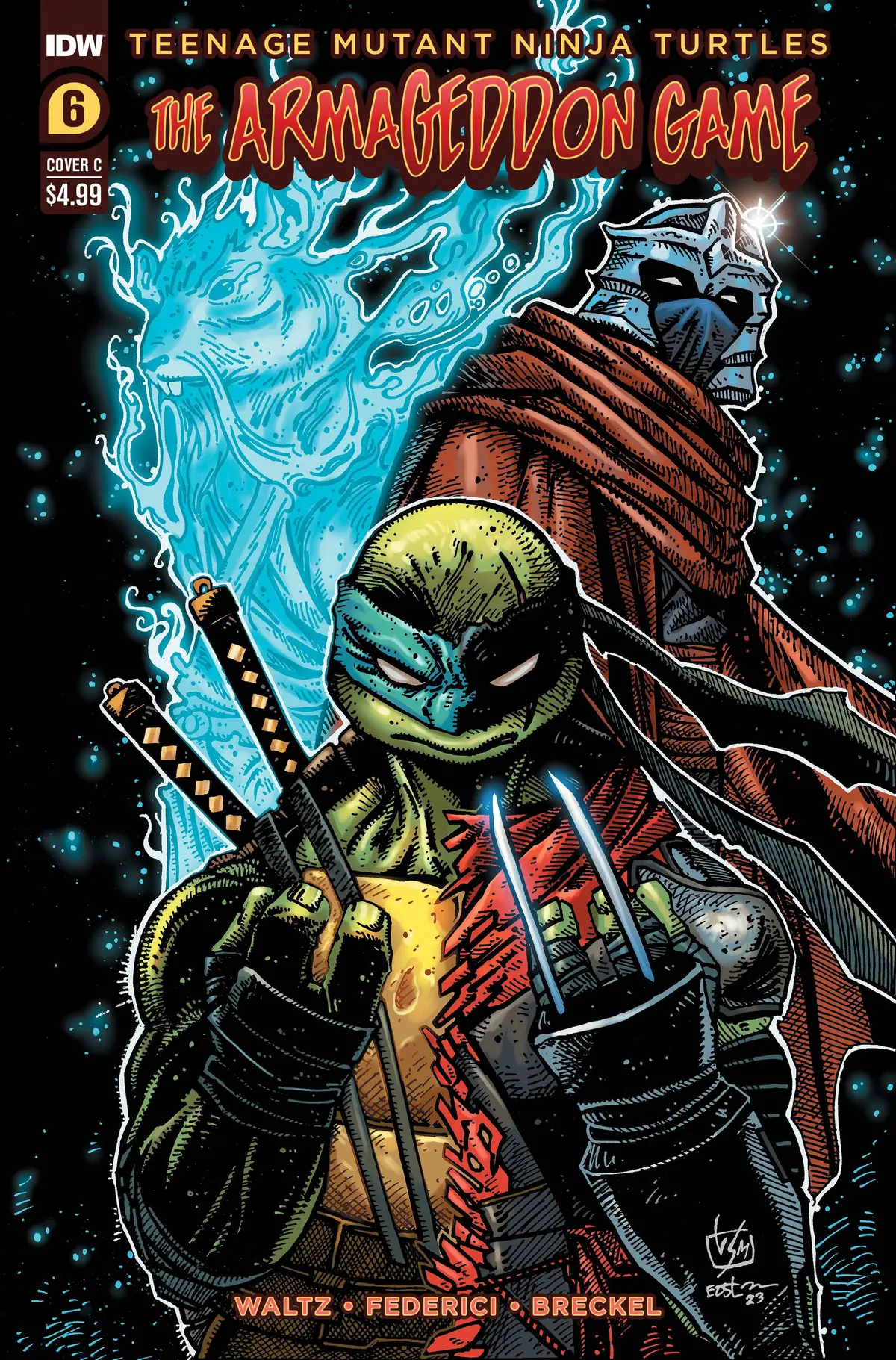 Tmnt Armageddon Game #6 Cvr C Eastman 1