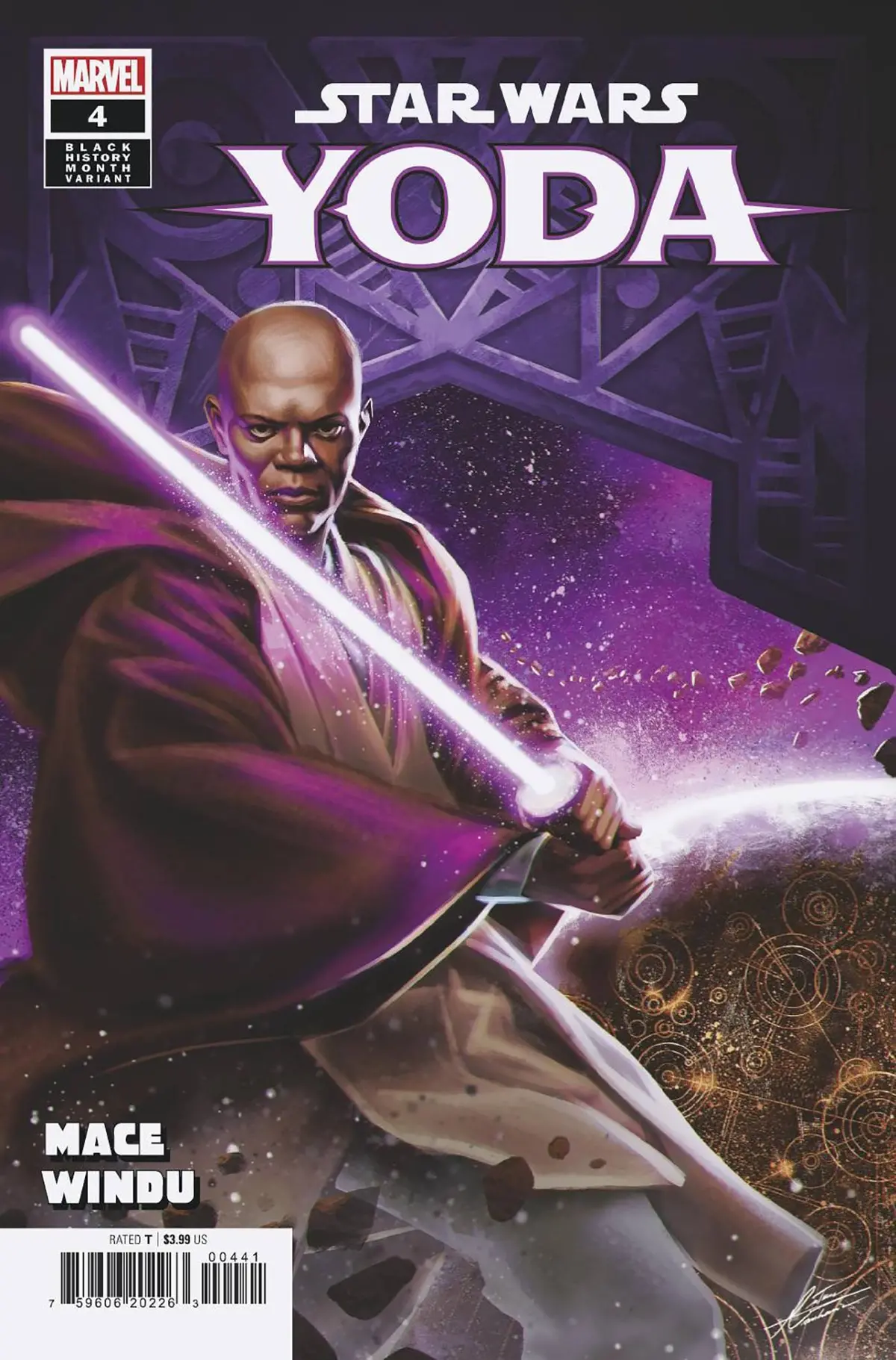 Star Wars Yoda #4 Manhanini Black History Month Var 1
