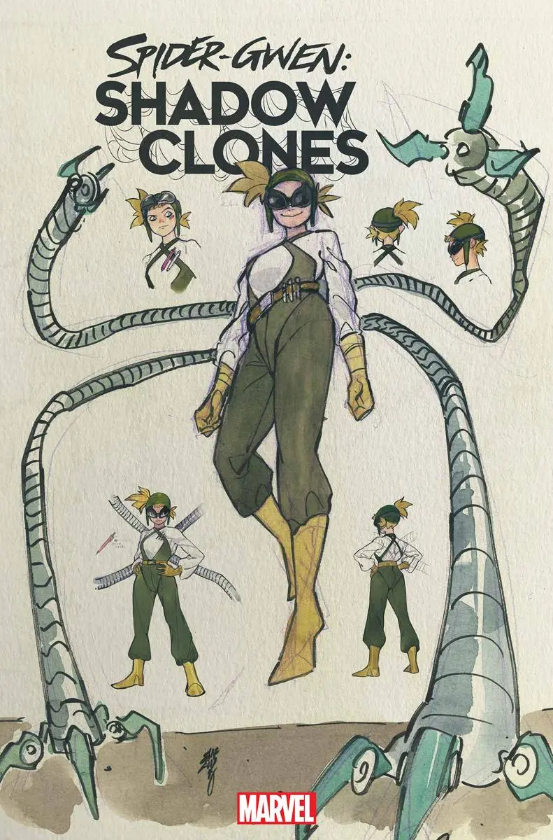 Spider-Gwen Shadow Clones #1 10 Copy Incv Momoko Design Var 1